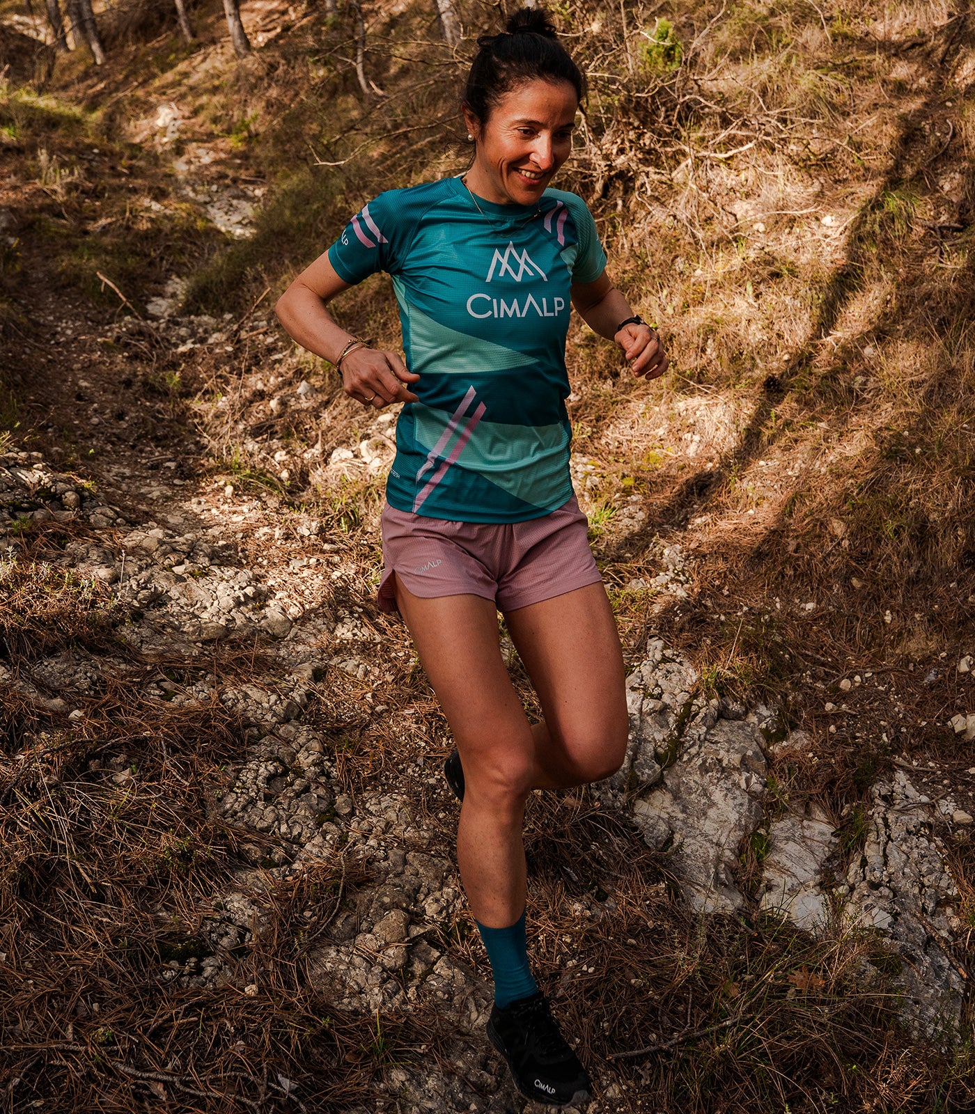 cimalp-team-3-f-t-shirt-femme-vert-canard-l-ger image 3