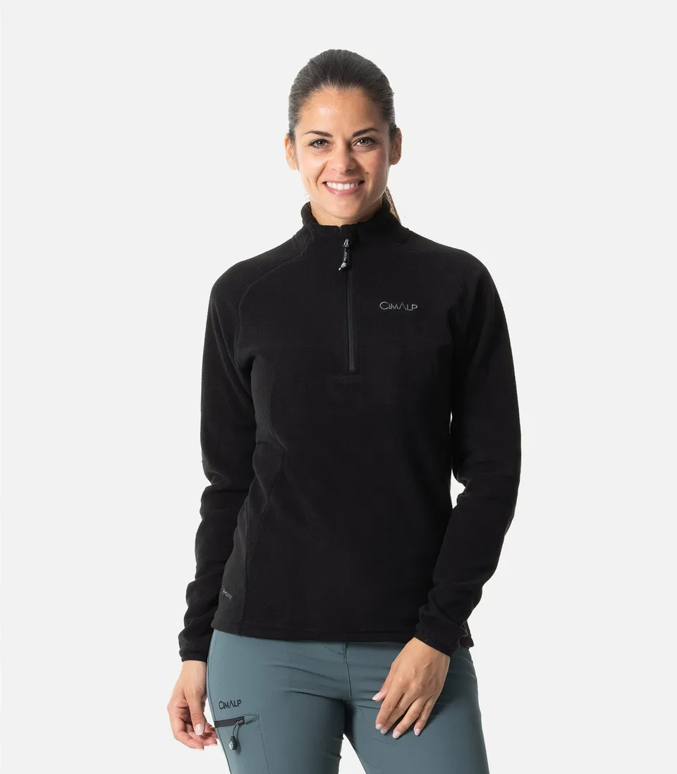 cimalp-alaska-5-veste-polaire-femme-vert-canard-recycl-e image 1