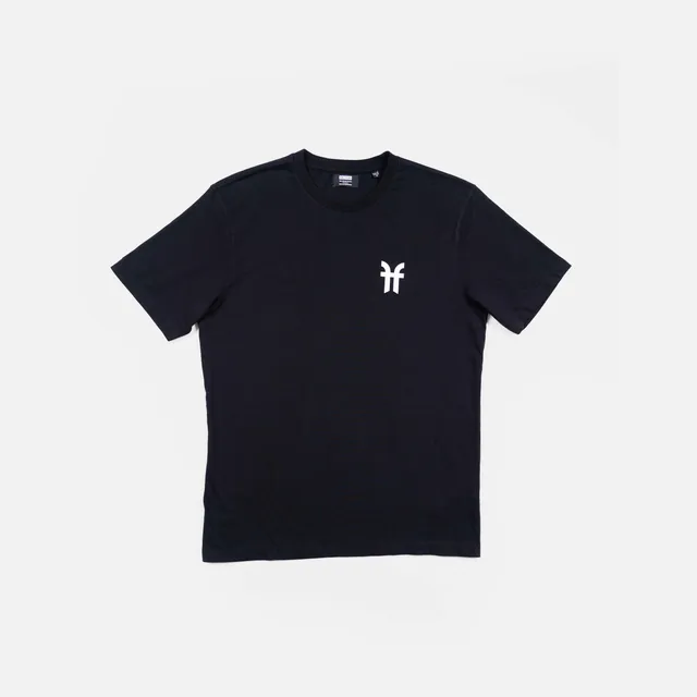 faction-logo-tee-t-shirt-noir-100-coton-adulte image 1