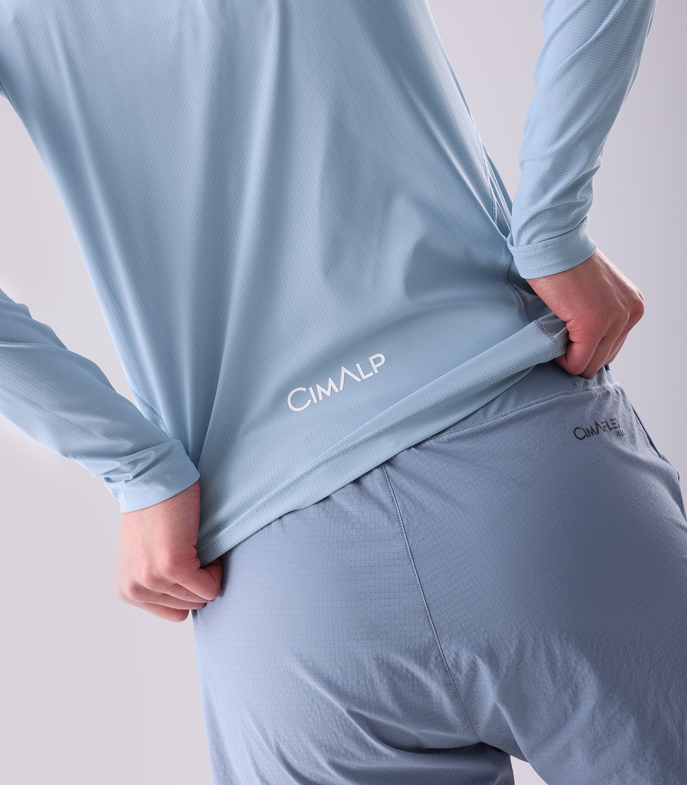 cimalp-team-ls-3-f-t-shirt-trail-femme-bleu-gris-manches-longues image 6