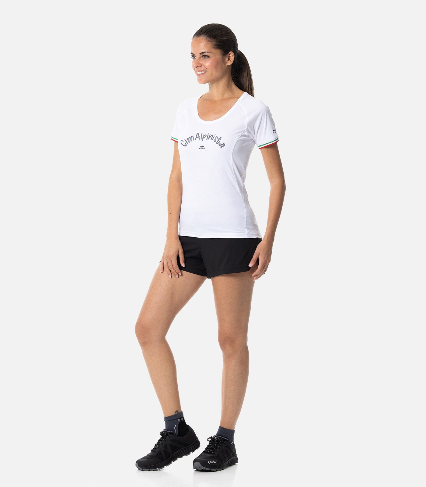 cimalp-italian-montagnard-t-shirt-trail-bleu-femme image 3