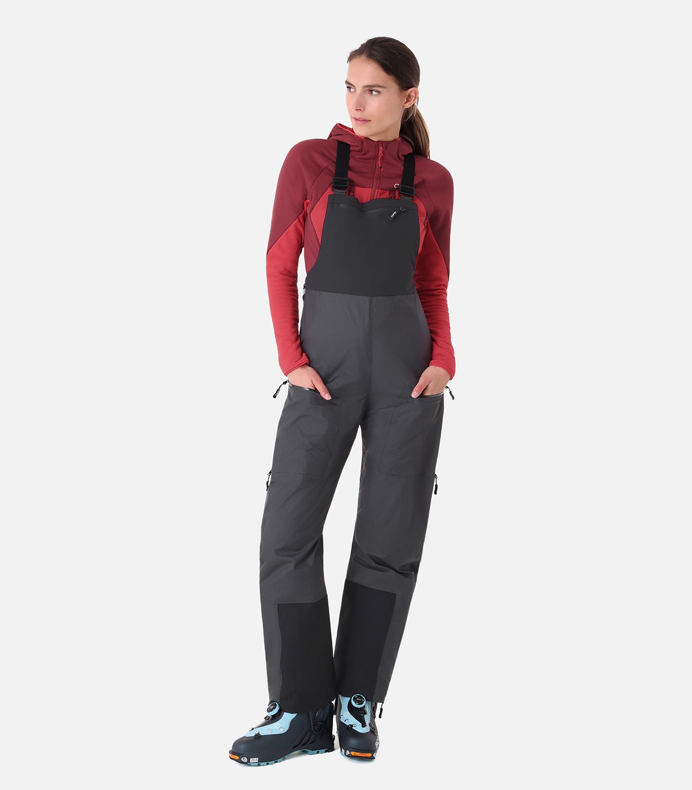 cimalp-advanced-pant-f-salopette-ski-femme-noir-imperm-able image 1