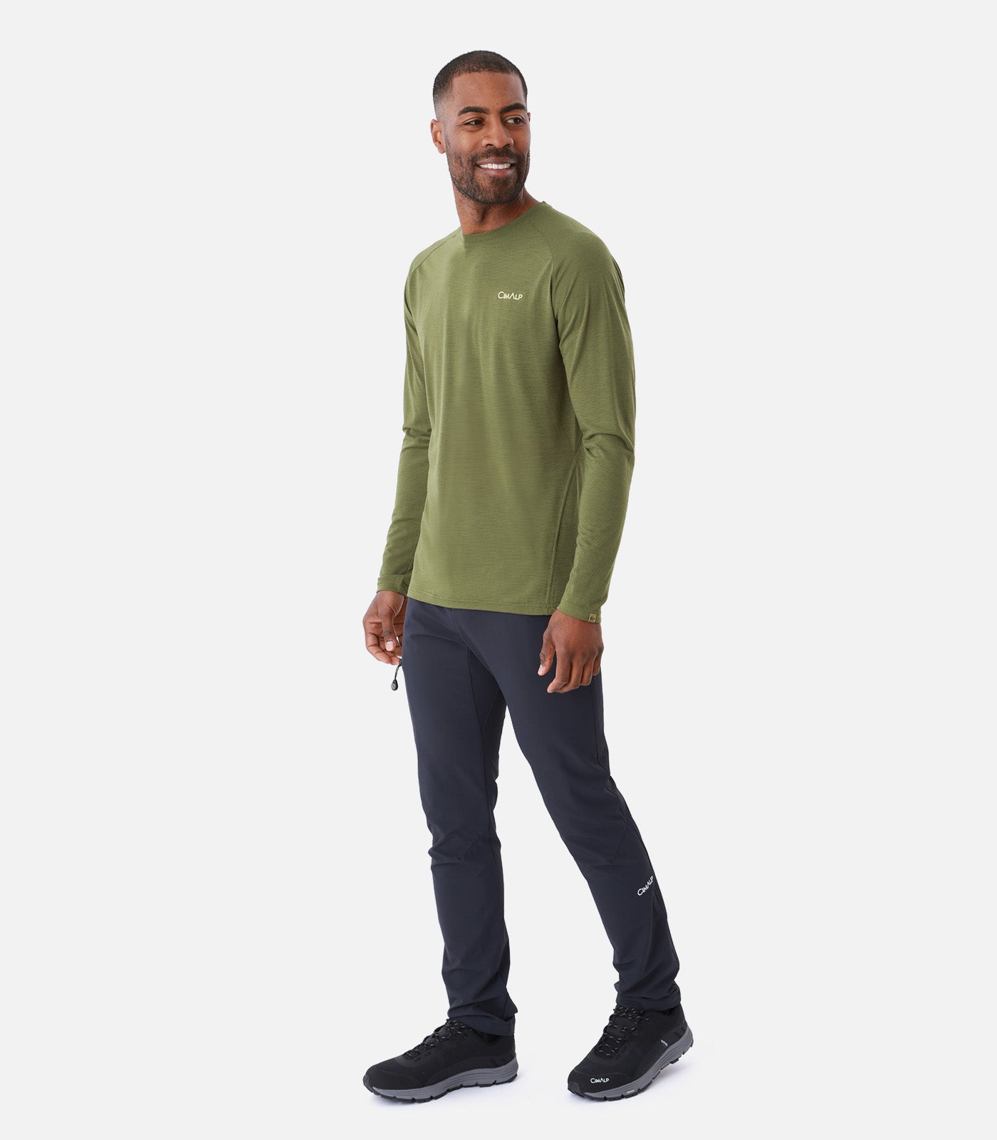 cimalp-charvin-3-h-t-shirt-rando-homme-bordeaux image 3