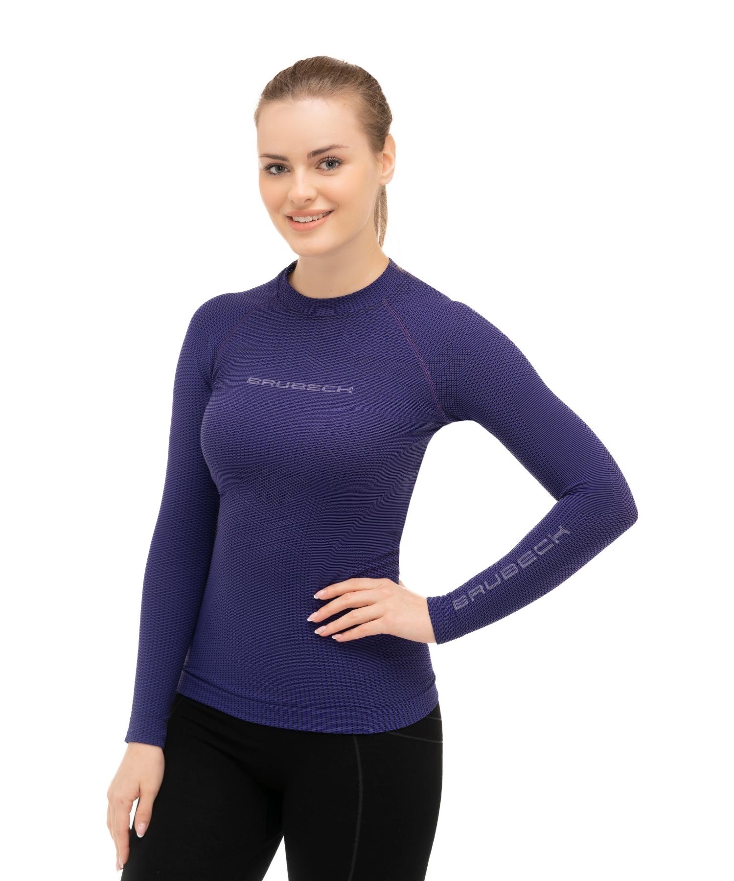 brubeck-3d-pro-t-shirt-running-femme-manches-longues-thermo image 4