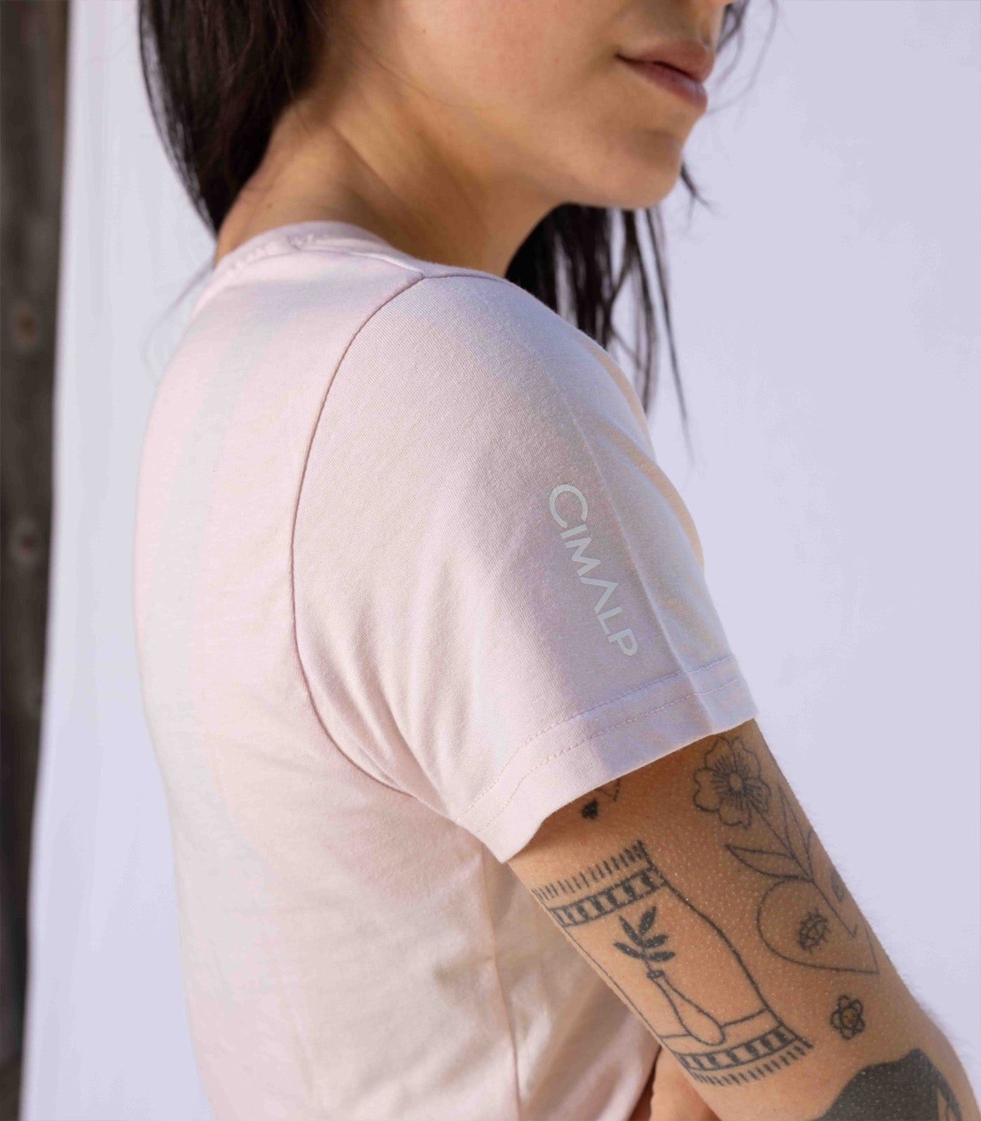 cimalp-almet-f-alpine-refuge-t-shirt-rando-femme-rose image 6