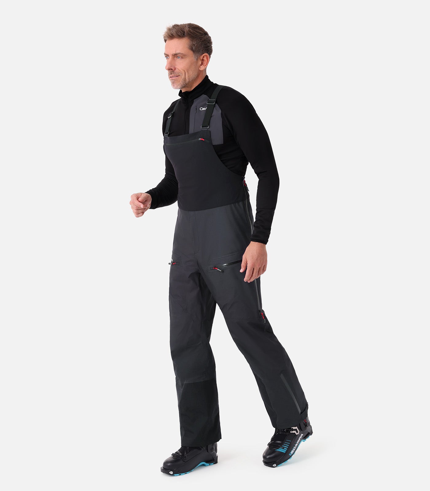 cimalp-advanced-pant-h-salopette-ski-vert-fonc-homme image 5