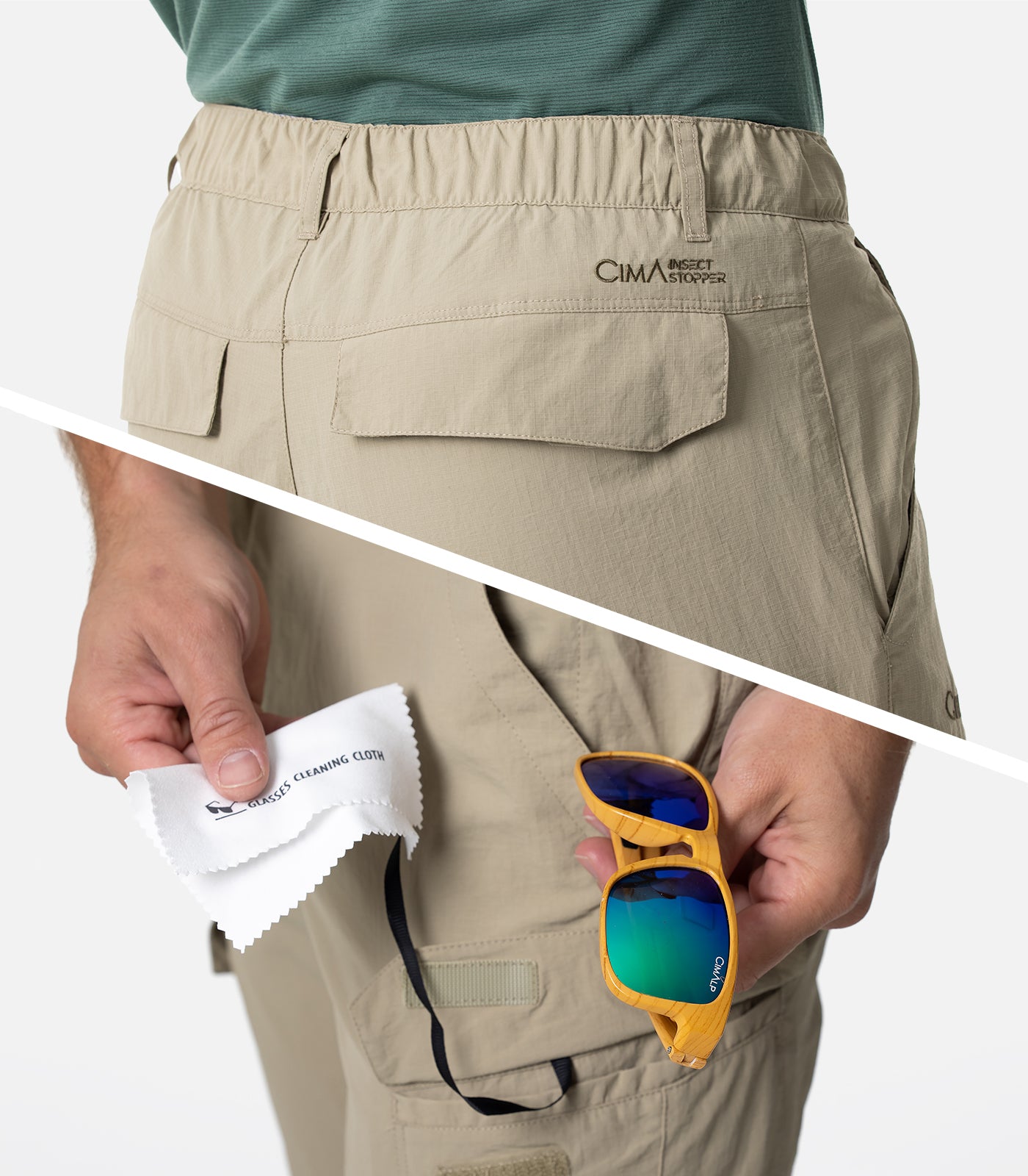 cimalp-katmandou-court-3-h-pantalon-transformable-beige image 7