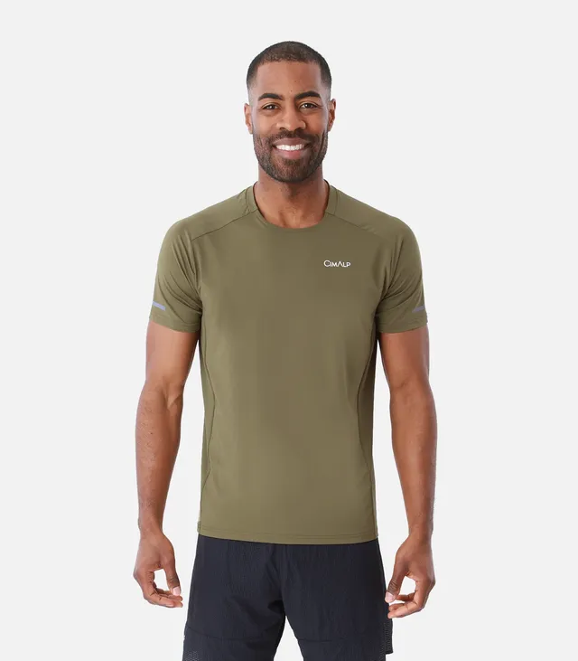 cimalp-denali-h-t-shirt-randonn-e-homme-vert-olive-respirant image 1