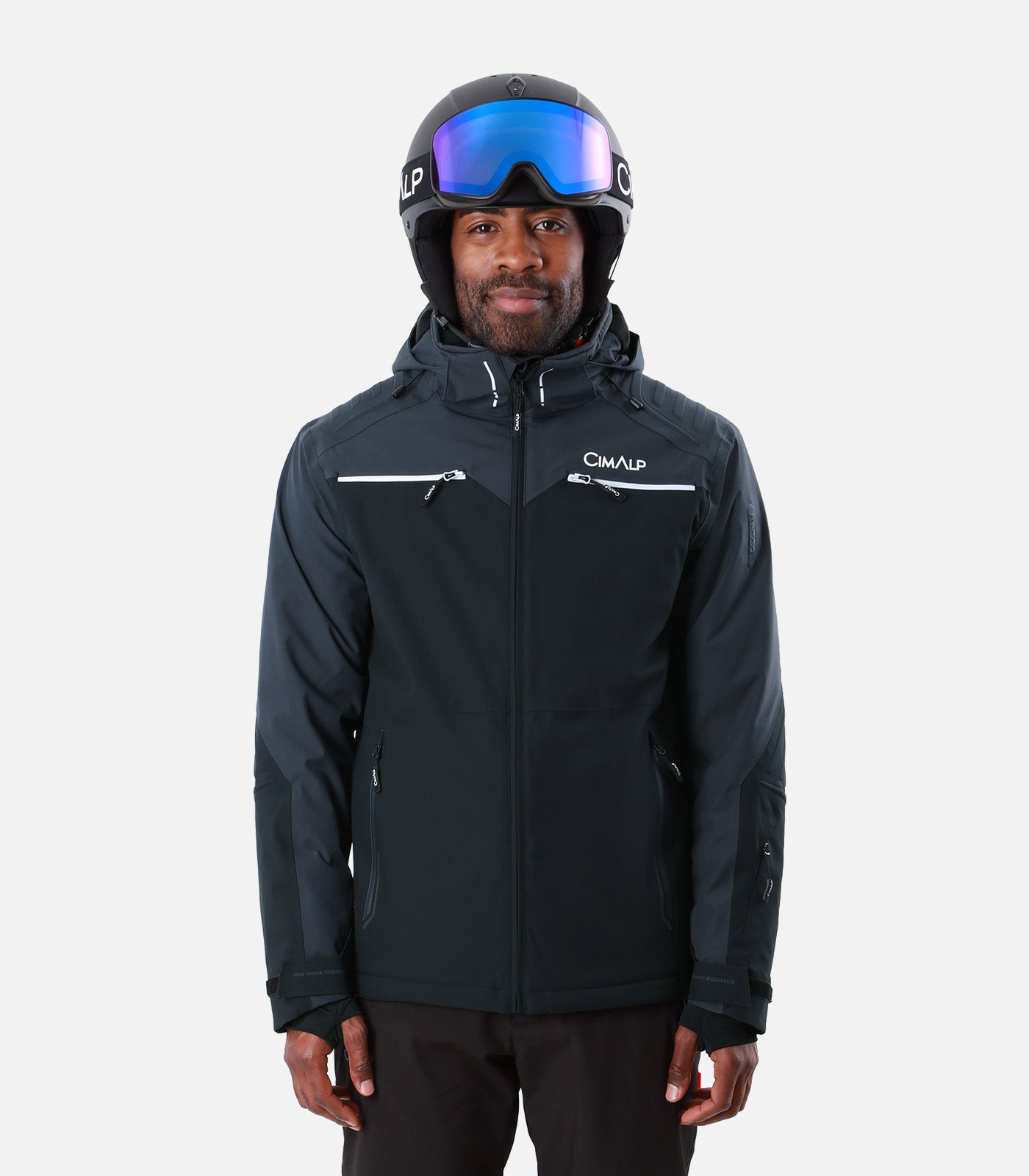 cimalp-sarennes-h-veste-ski-homme-noire-stretch image 1