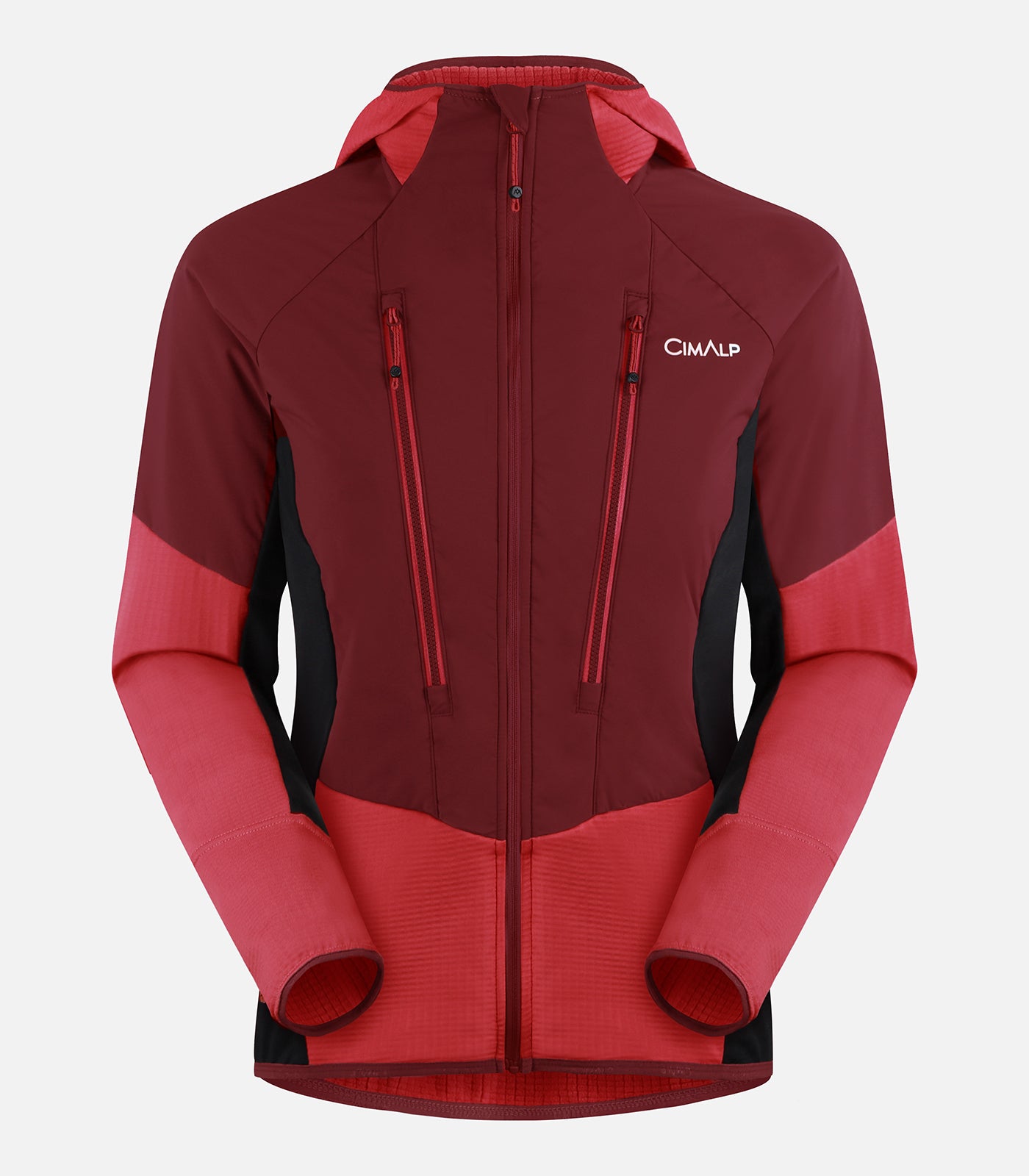 cimalp-bernina-2-f-polaire-femme-rouge-capuche image 6