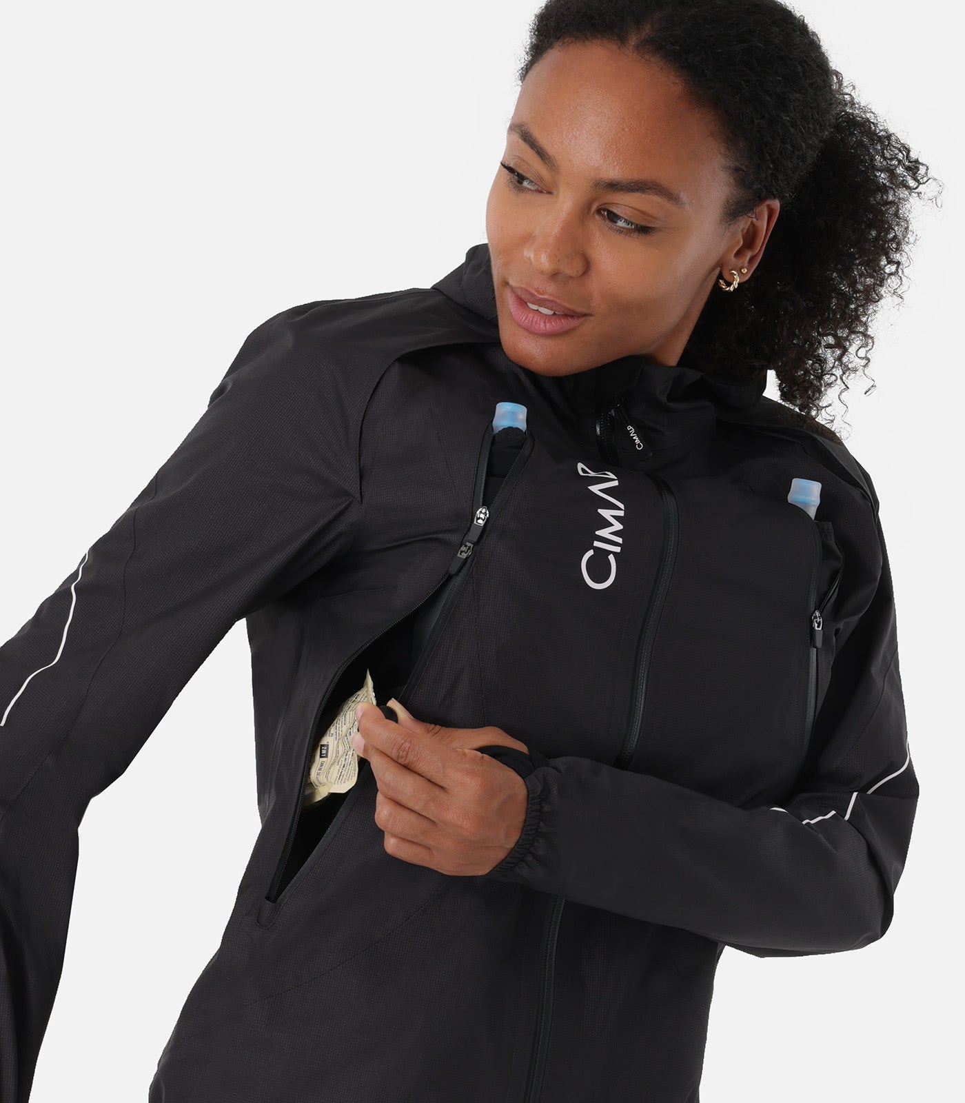 cimalp-storm-pro-f-veste-trail-femme-noir-imperm-able image 2
