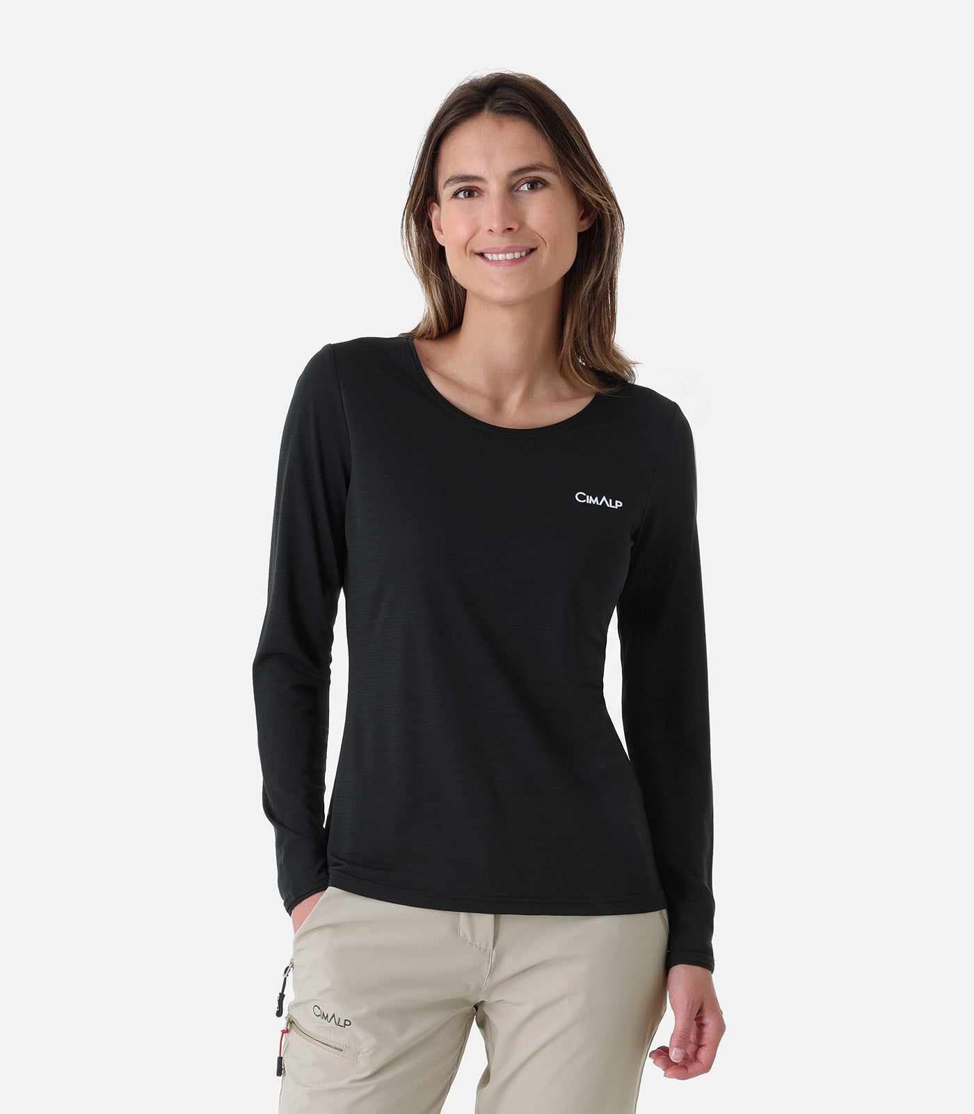 cimalp-aspres-4-f-t-shirt-randonn-e-femme-bleu-respirant image 1