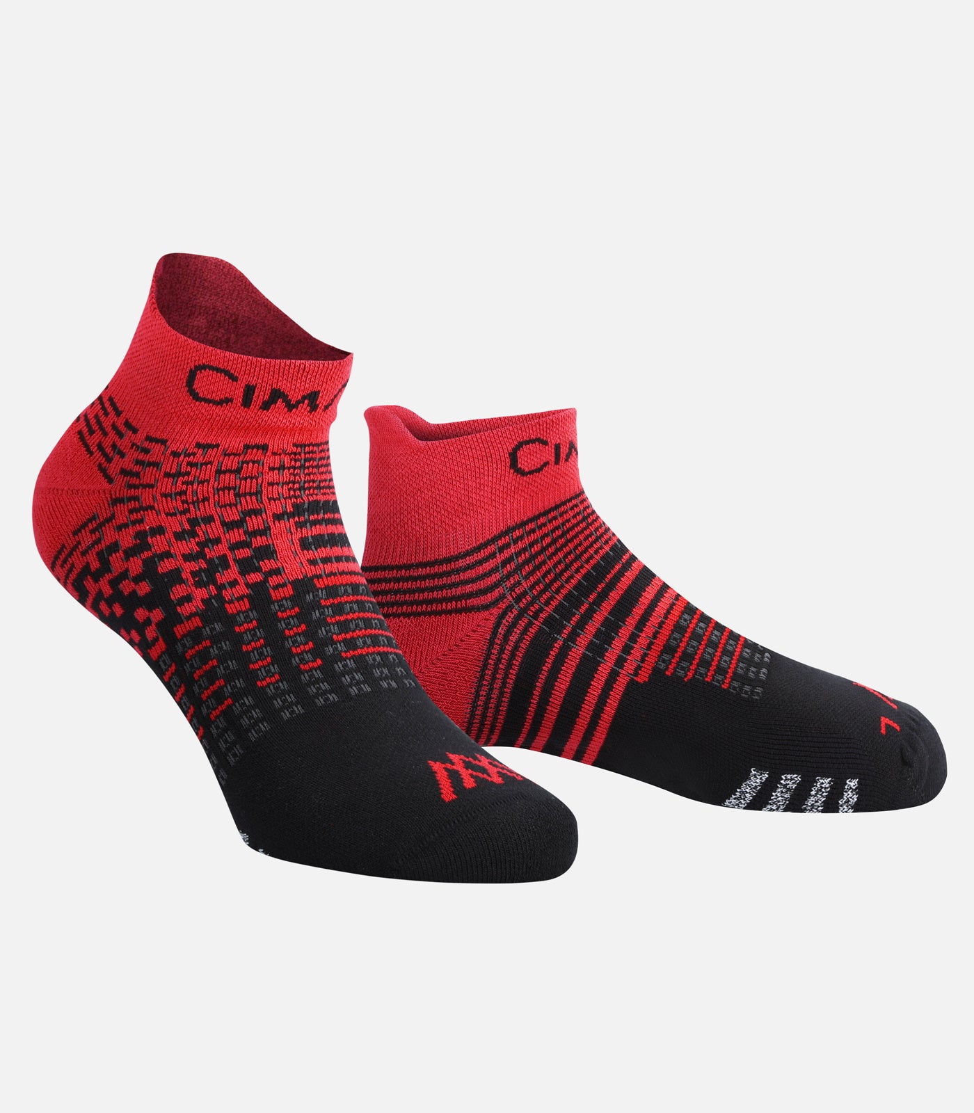 cimalp-addict-chaussettes-randonn-e-trail-rouge-anti-glisse image 1