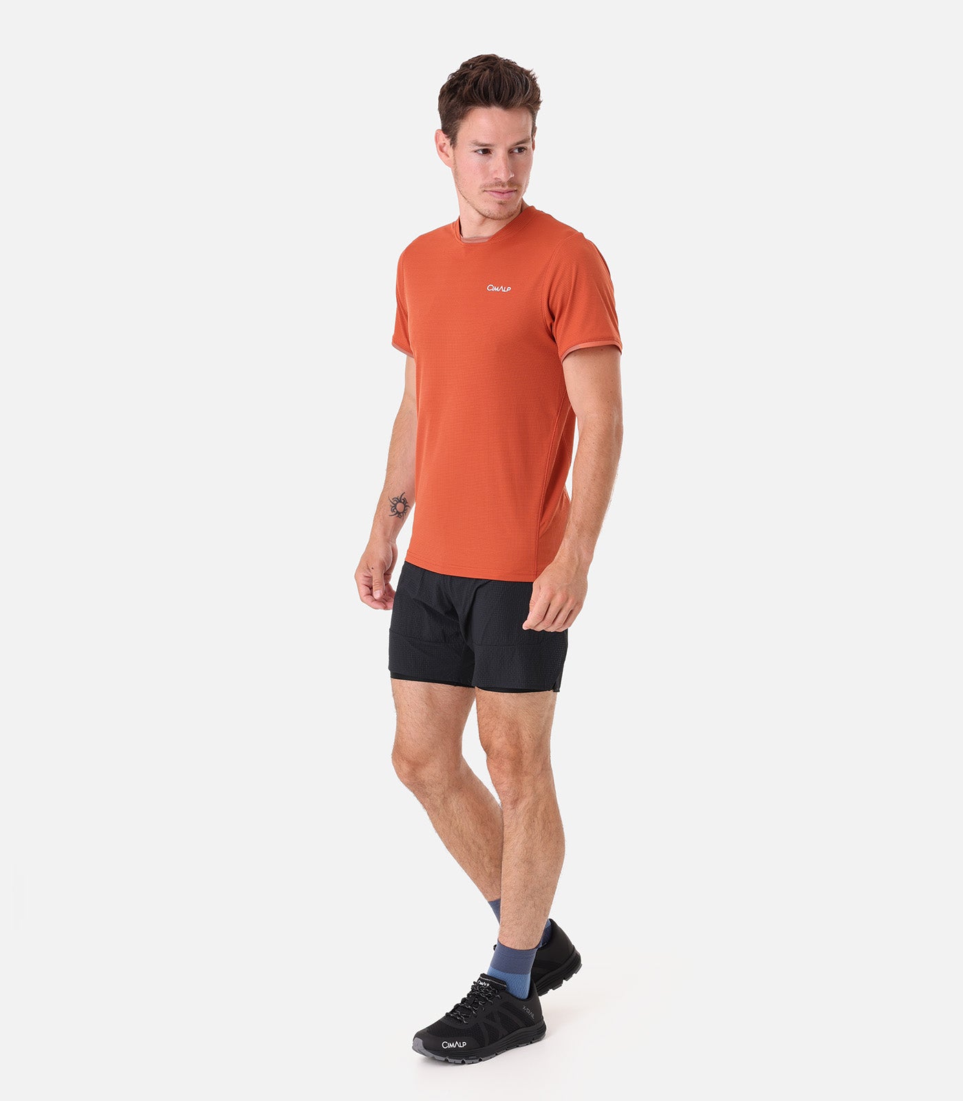 cimalp-bauges-3-h-t-shirt-trail-homme-rouge-respirant-s-chage-rapide image 3