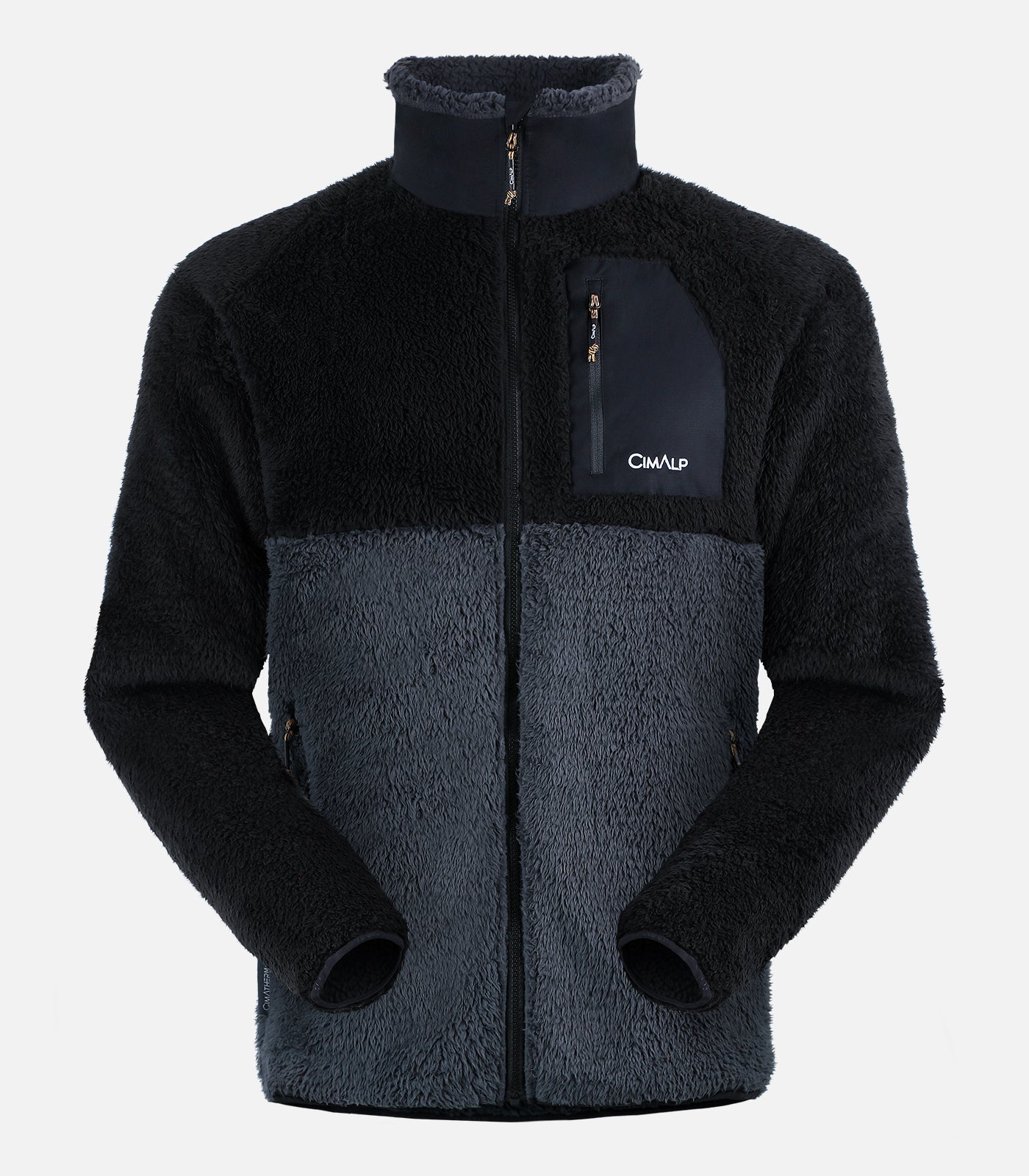 cimalp-refuge-2-h-veste-polaire-homme-noir-poils-longs image 2