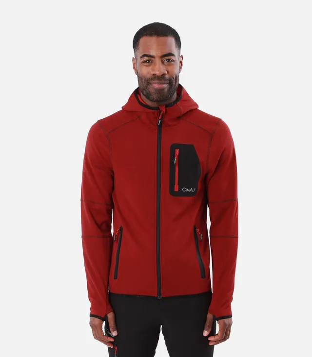 cimalp-jorasse-2-h-polaire-homme-rouge-chaude image 1