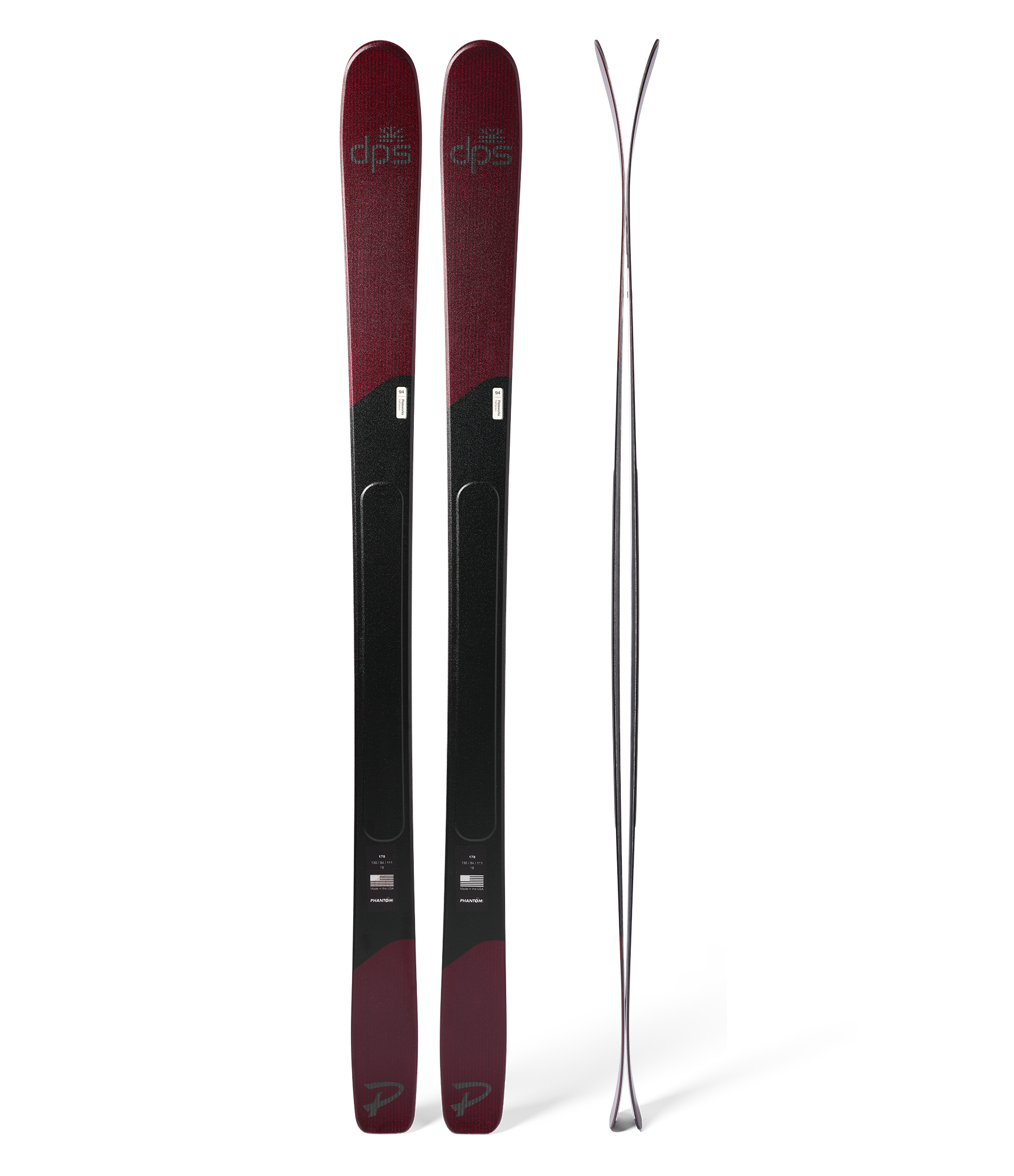 dps-pisteworks-94-ski-piste-178cm-noir-papaya image 8