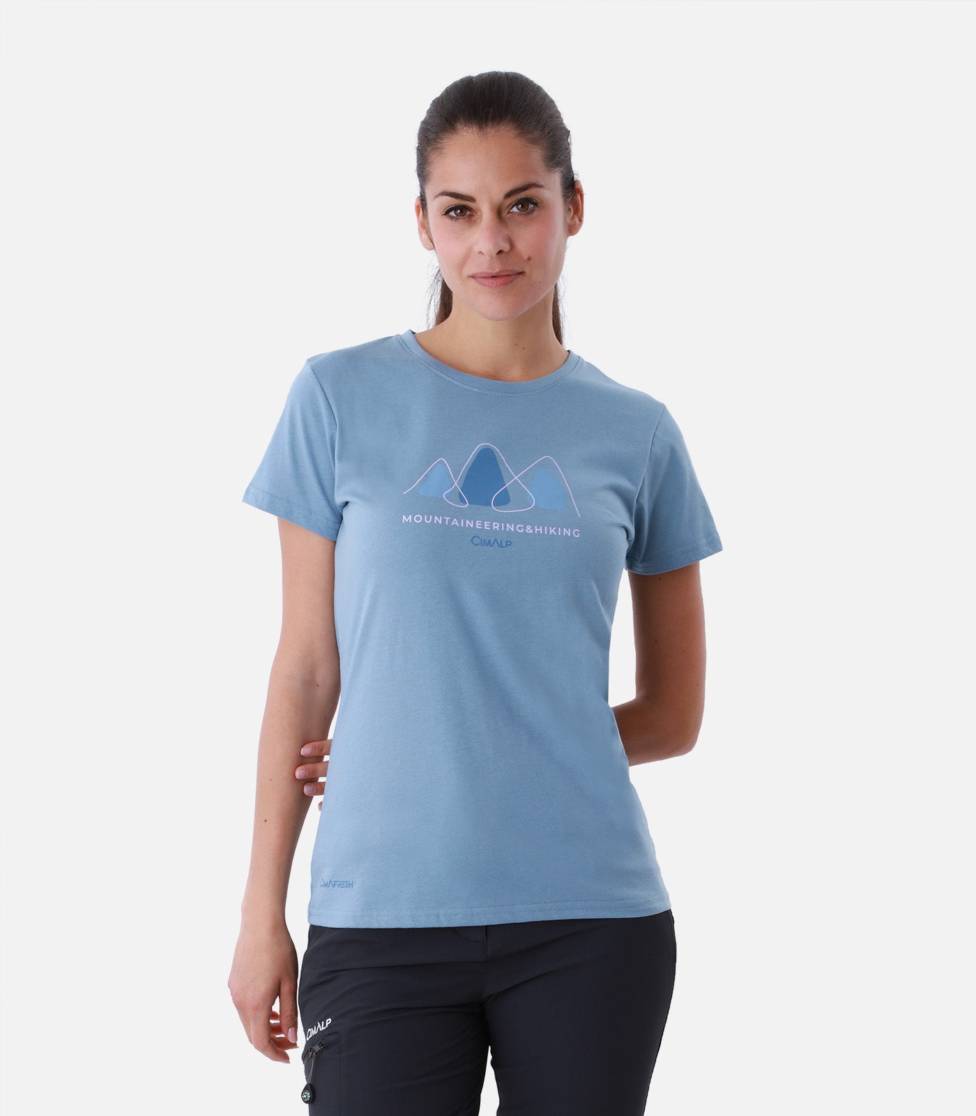 cimalp-cairn-f-t-shirt-randonn-e-femme-bleu-coton image 1