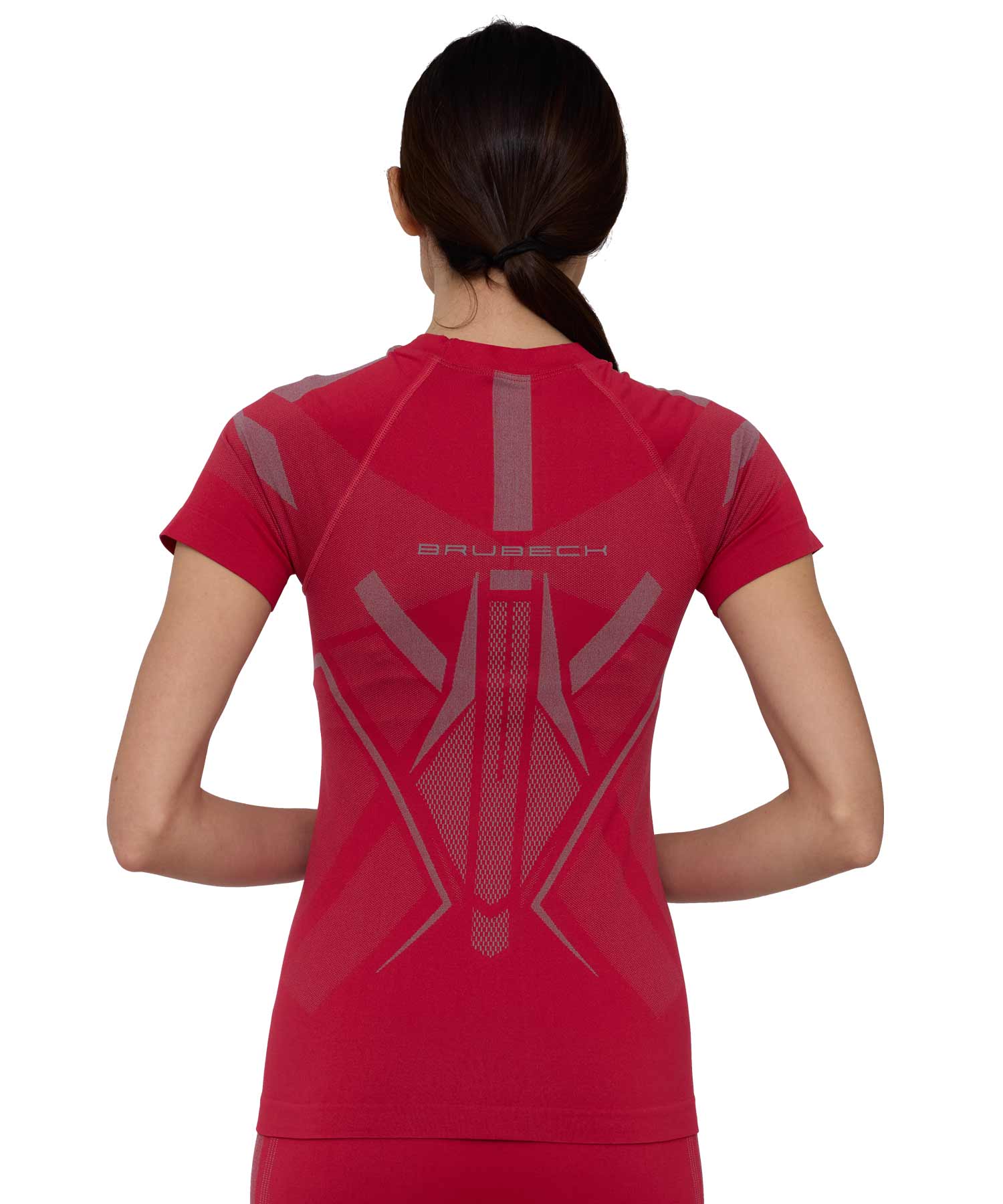 brubeck-dry-t-shirt-thermique-femme-manches-courtes-respirant image 2