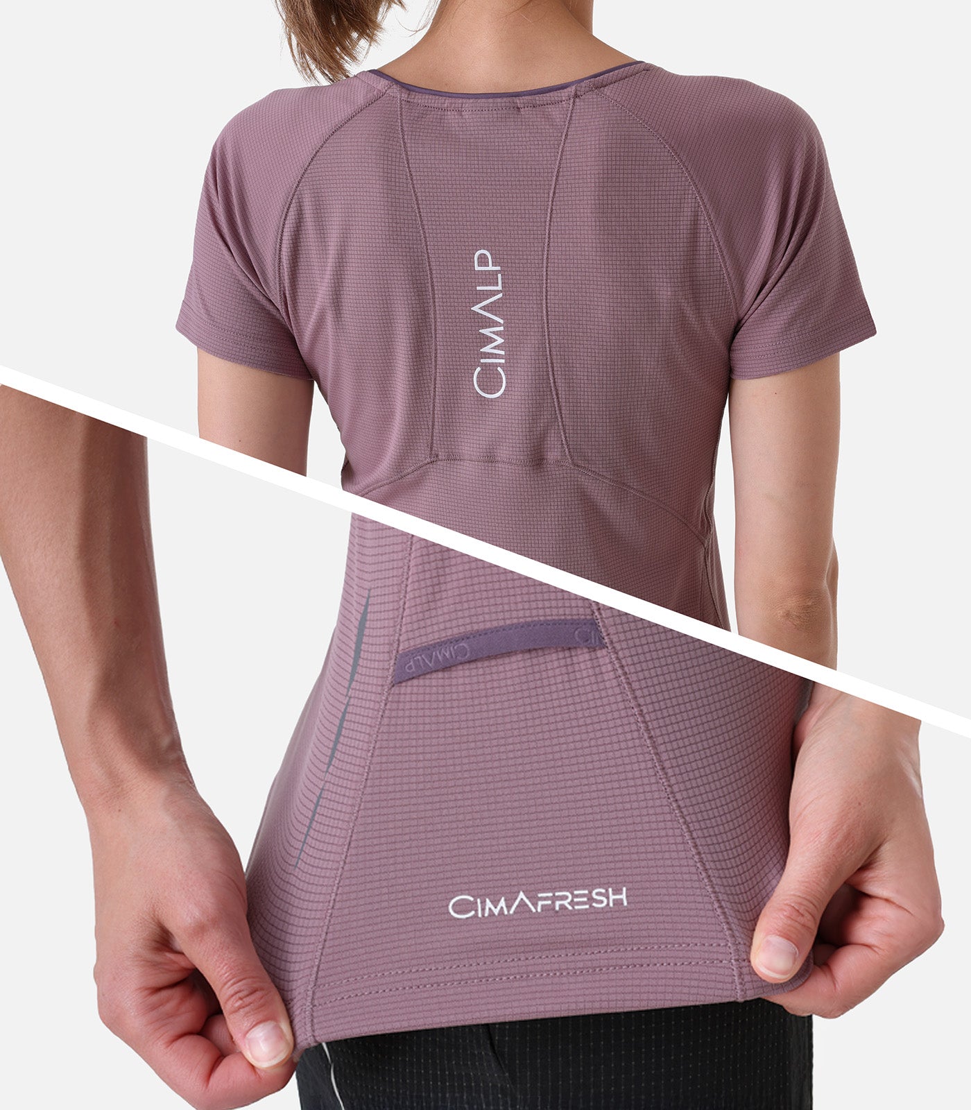 cimalp-boreon-2-f-t-shirt-trail-femme-parme image 5
