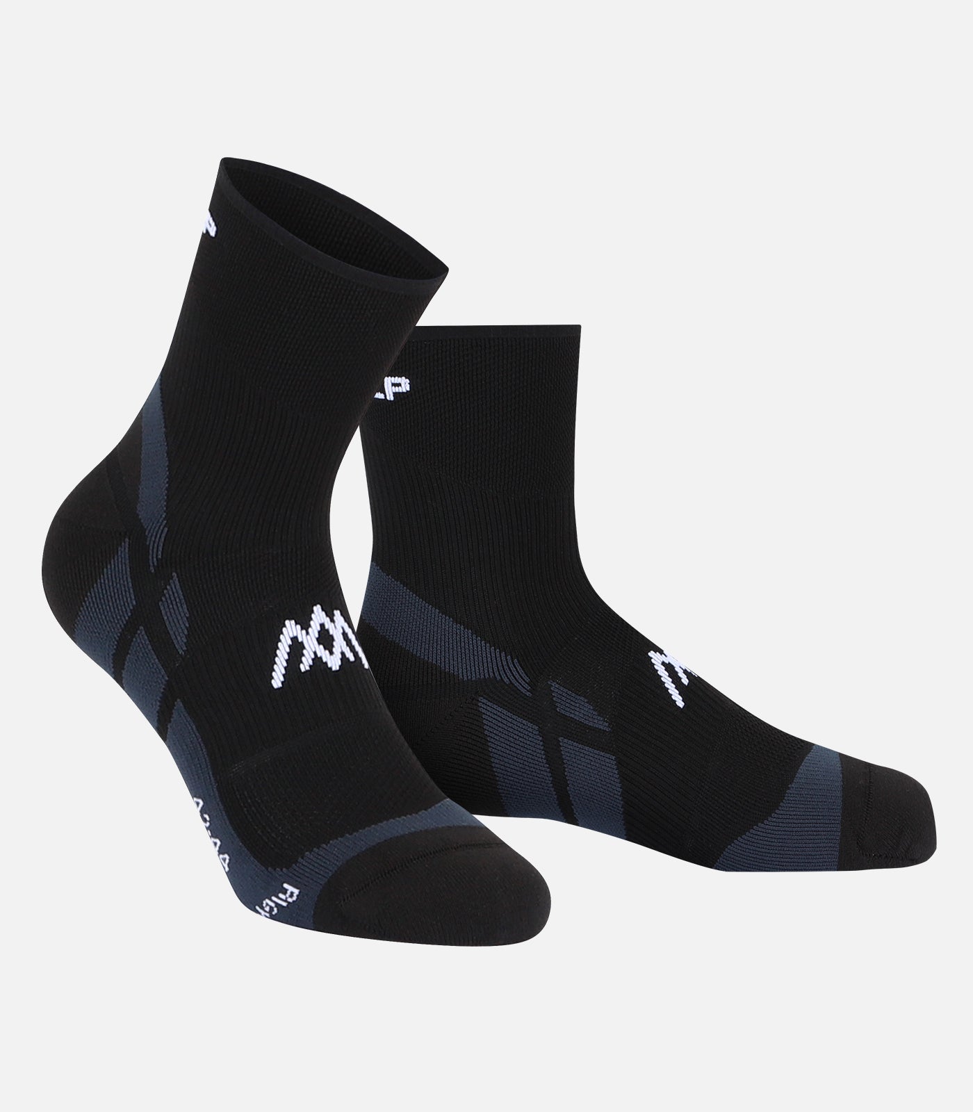 cimalp-trail-mid-chaussettes-trail-noir-orange image 1