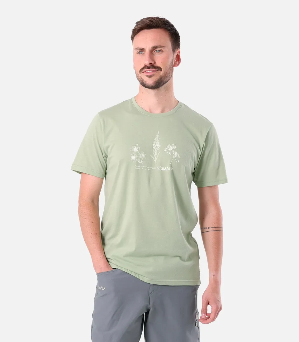 cimalp-herbier-h-t-shirt-randonn-e-homme-kaki-upf30 image 1