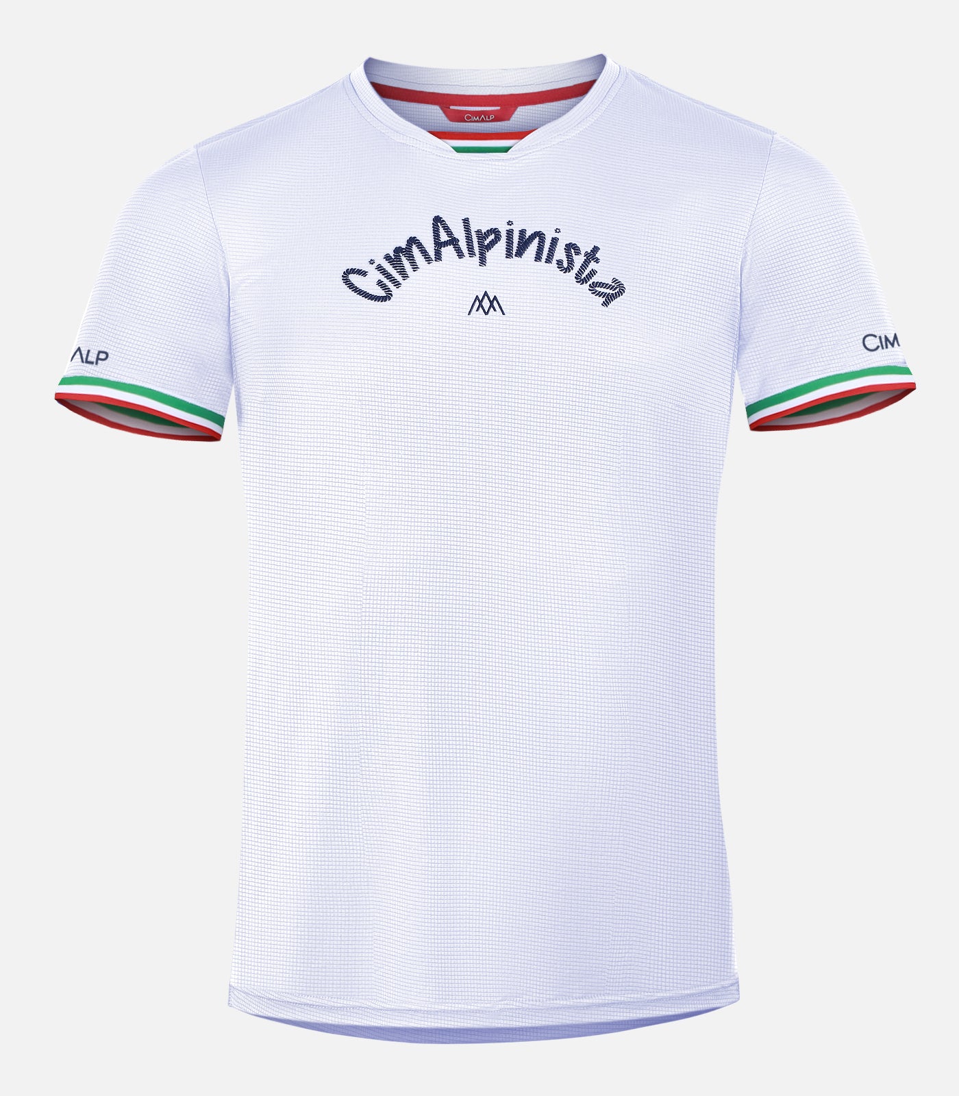 cimalp-italian-montagnard-h-t-shirt-trail-homme-blanc-100g image 2