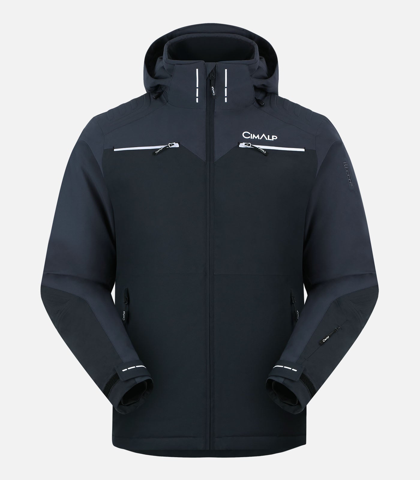 cimalp-sarennes-h-veste-ski-homme-noire-stretch image 2
