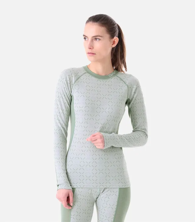 cimalp-wool-top-f-alpine-refuge-sous-couche-m-rinos-femme-vert image 1