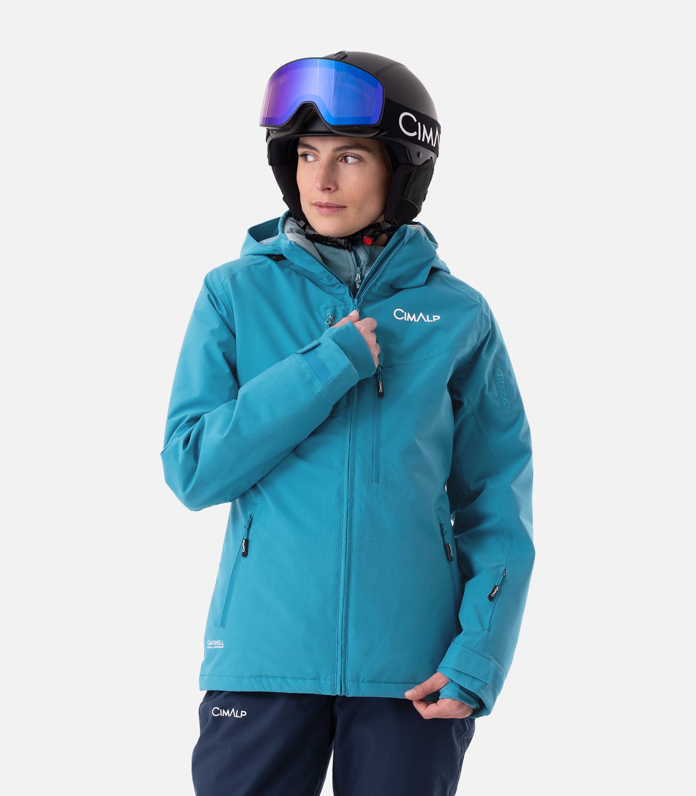 cimalp-oisans-3-f-veste-de-ski-femme-rouge-stretch-imperm-able image 6