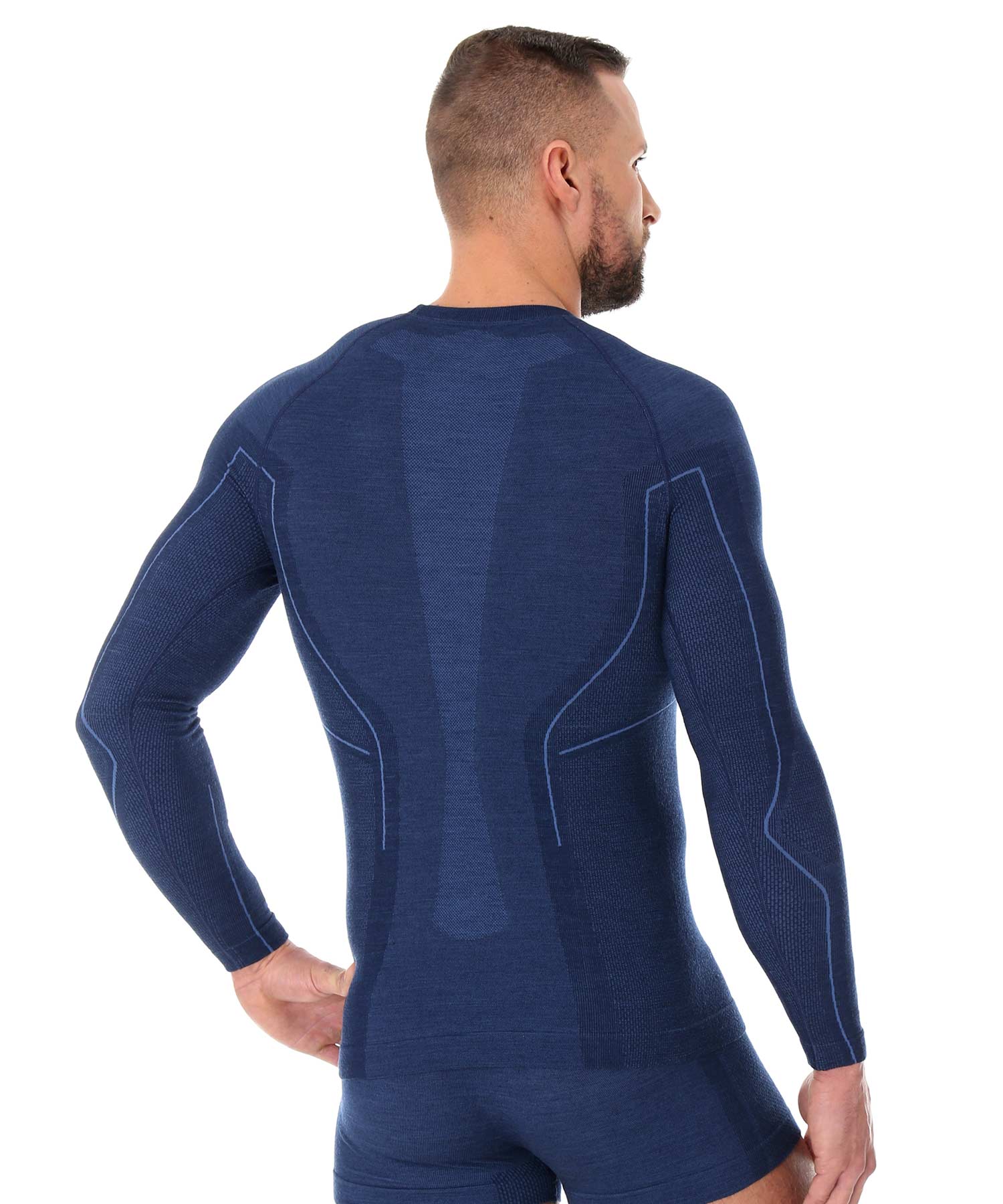brubeck-active-wool-t-shirt-manche-longue-homme-m-rinos image 5