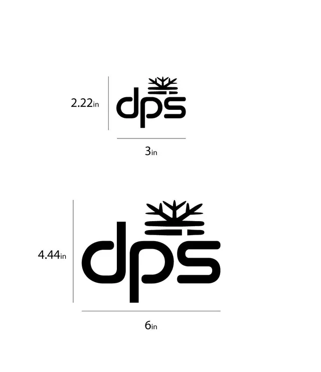 dps-transfer-sticker-autocollant-noir-small image 1