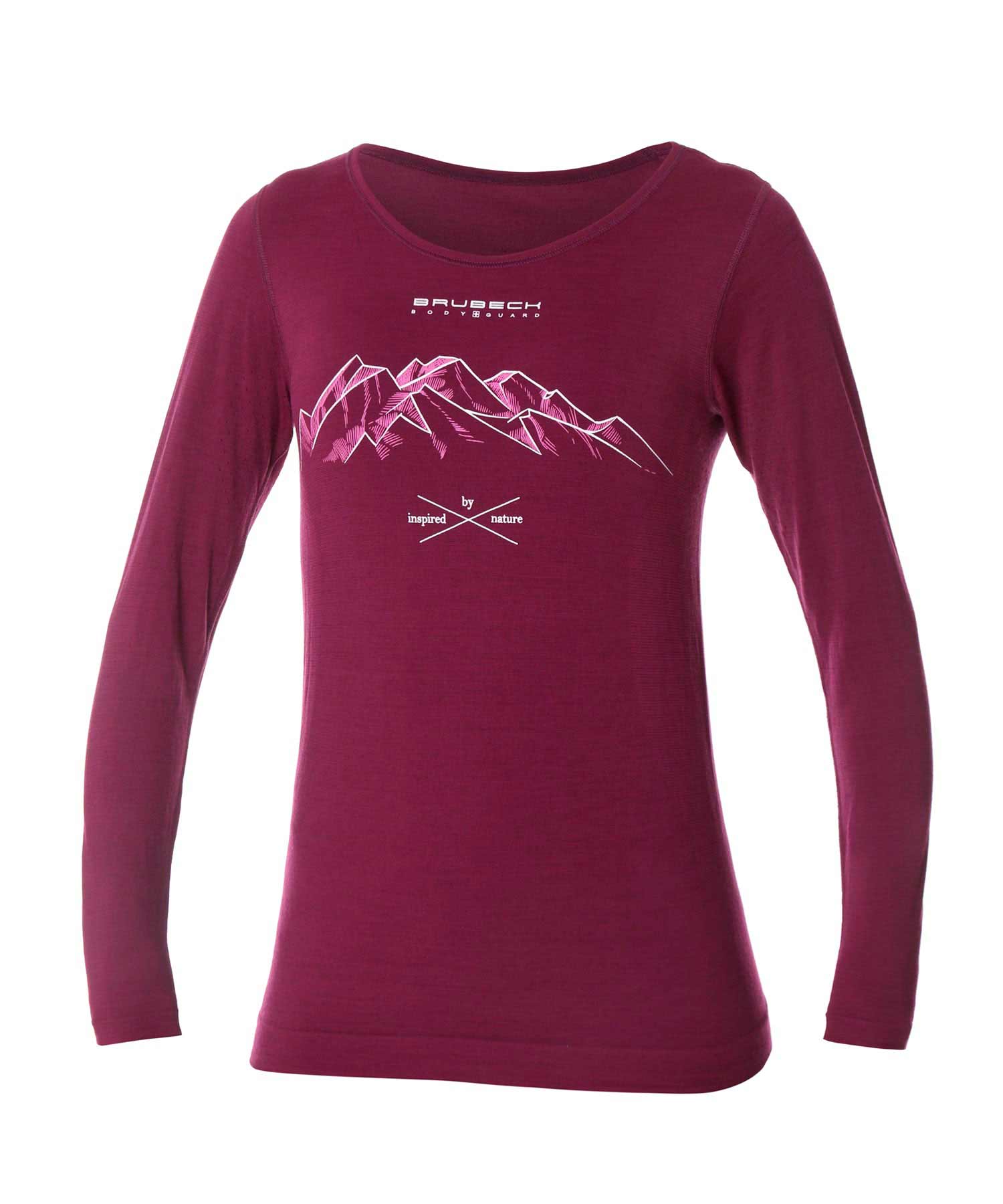 brubeck-outdoor-wool-haut-merino-femme-manches-longues image 3