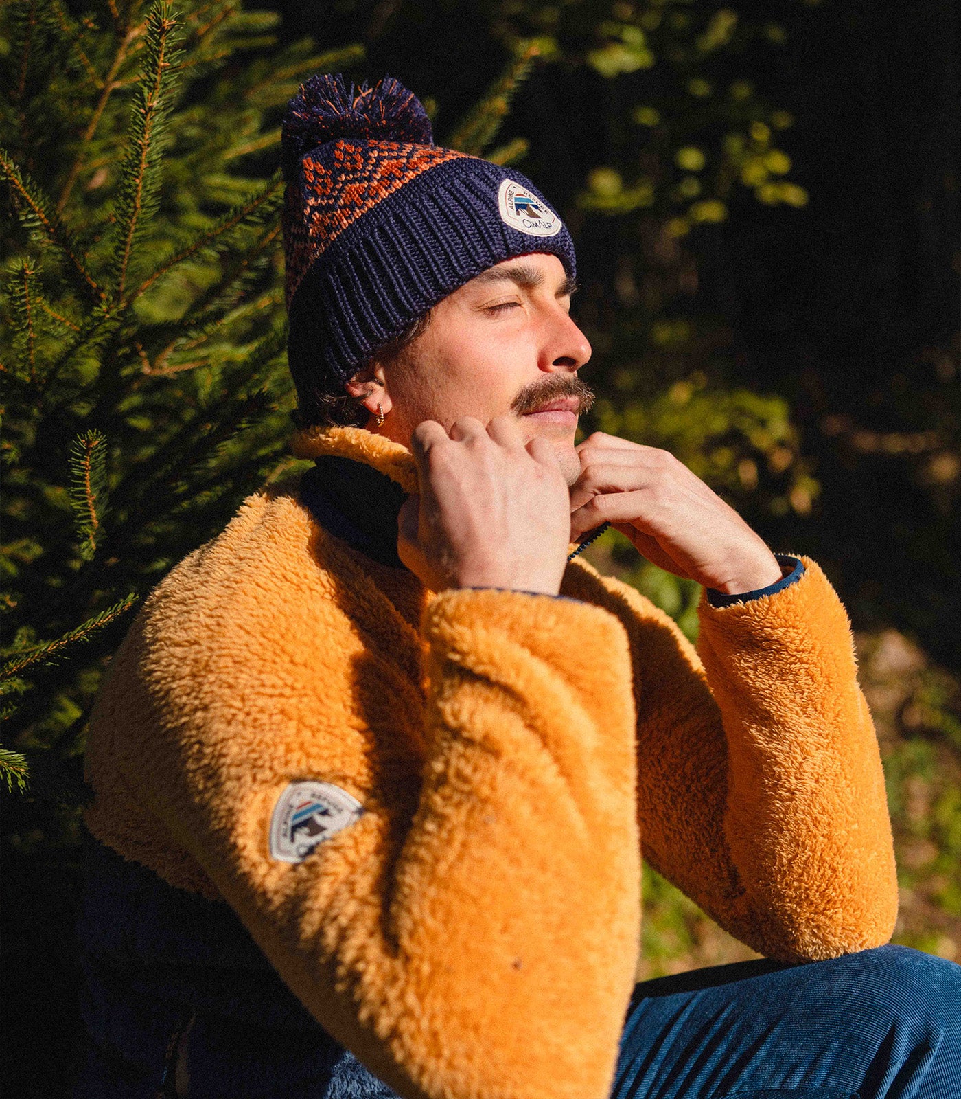 cimalp-billiat-bonnet-homme-marron-m-rinos-coupe-vent image 2