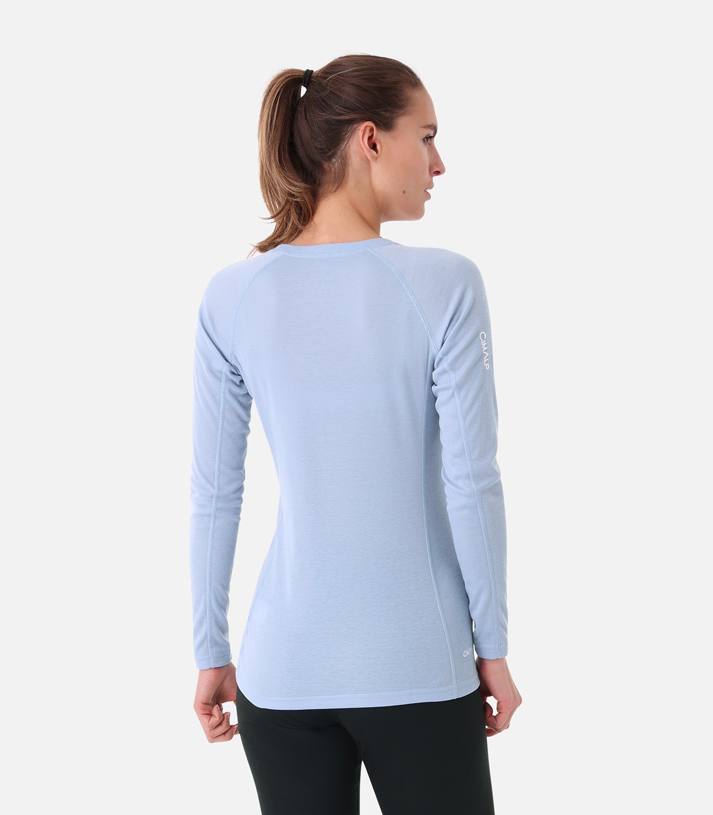 cimalp-warm-top-5-f-haut-thermique-femme-noir-col-rond image 4