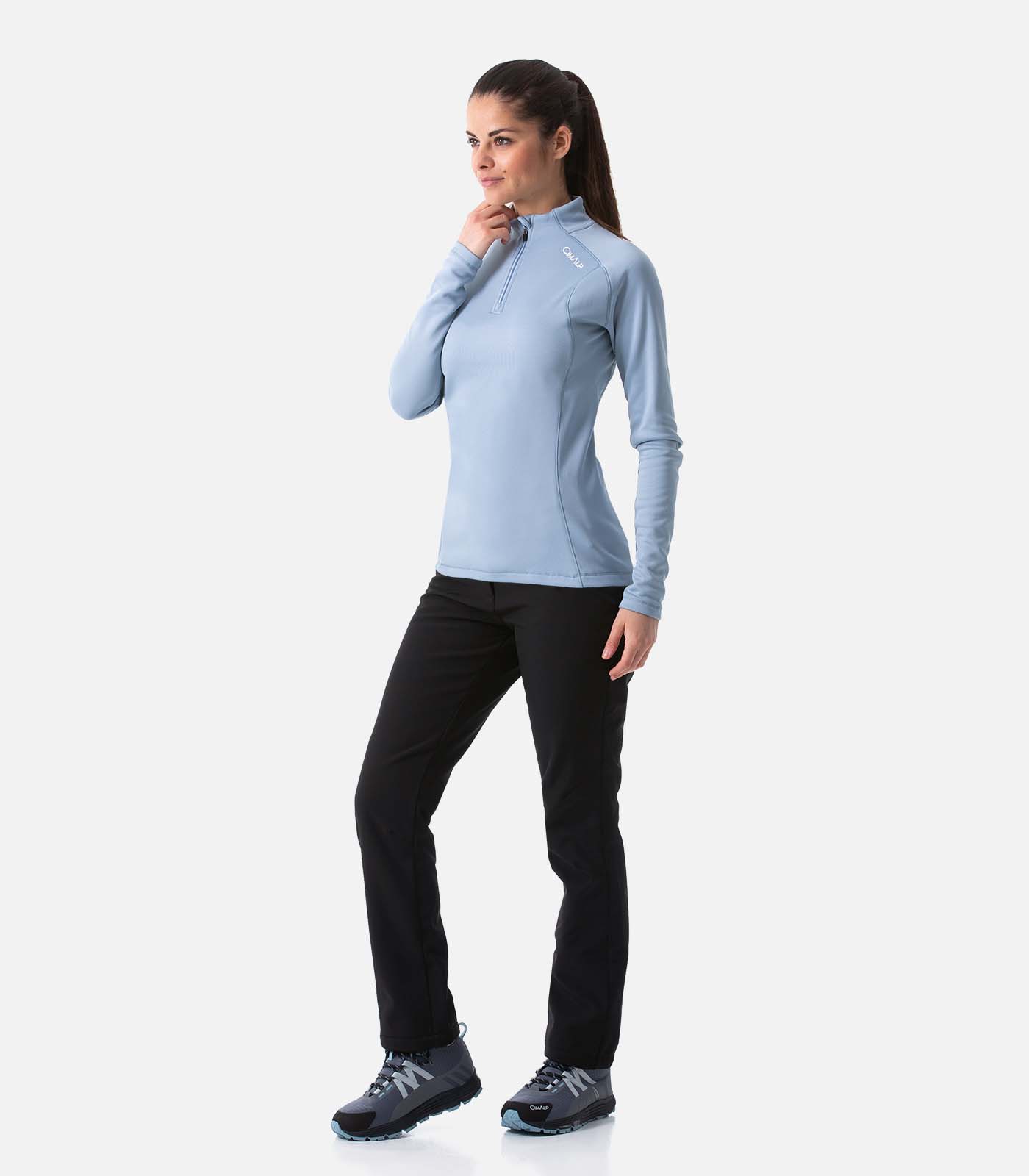 cimalp-quebec-court-2-pantalon-rando-femme-noir-polaire image 3