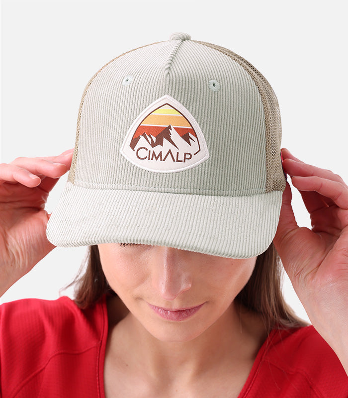 cimalp-trucker-cap-velours-casquette-randonn-e-vert-olive image 7