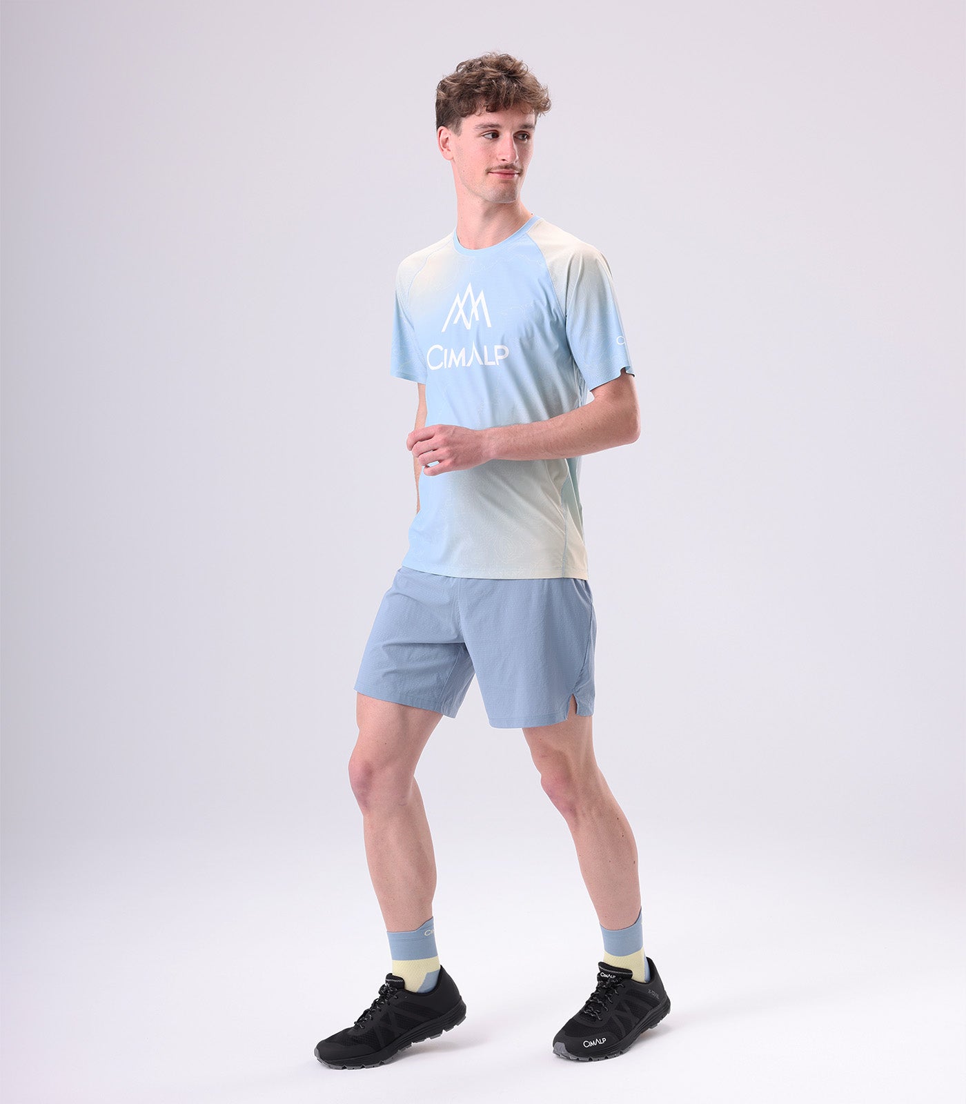 cimalp-team-4-h-t-shirt-trail-homme-bleu-gris-respirant image 1