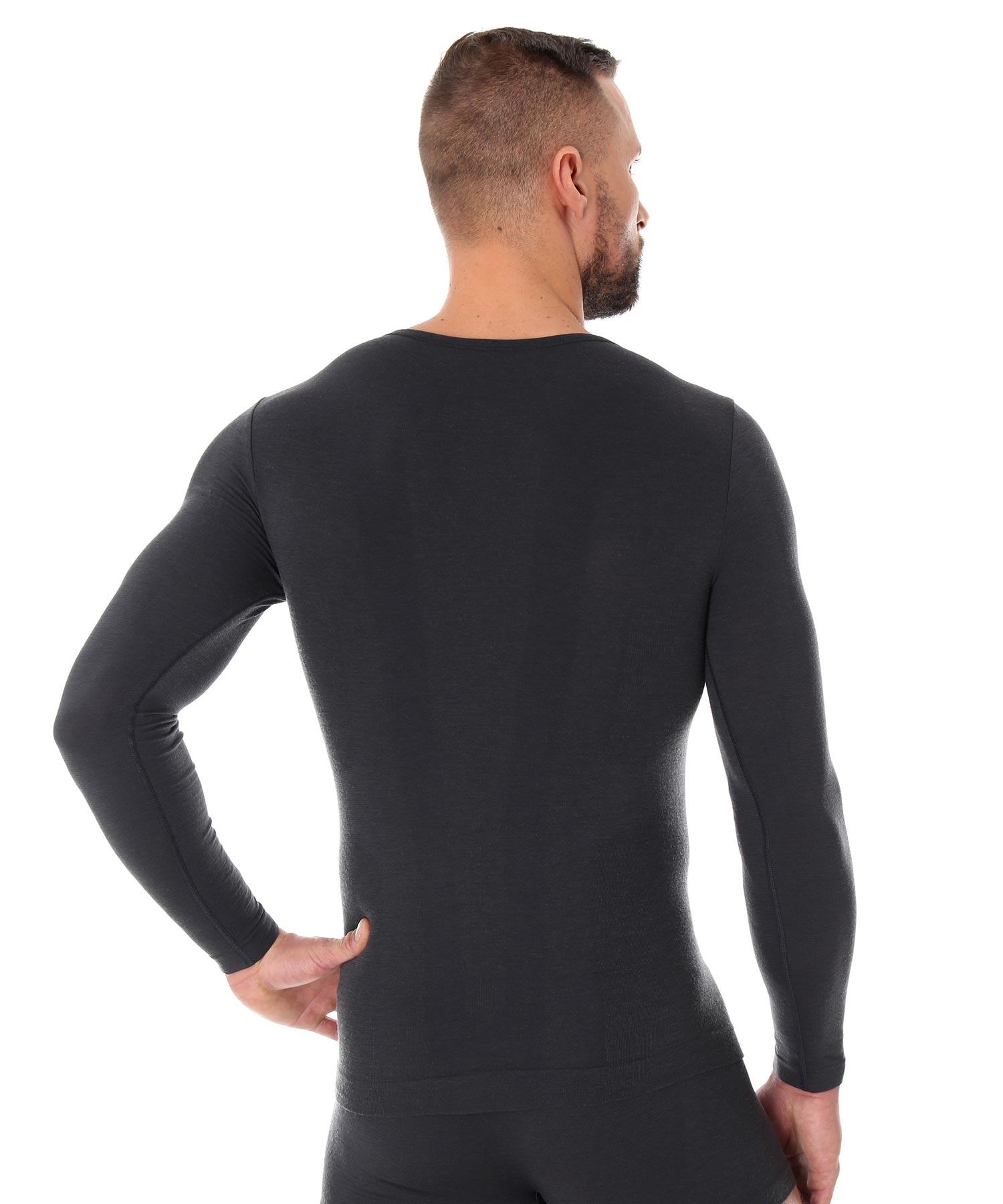 brubeck-comfort-wool-homme-haut-manches-longues-m-rinos-thermique image 5