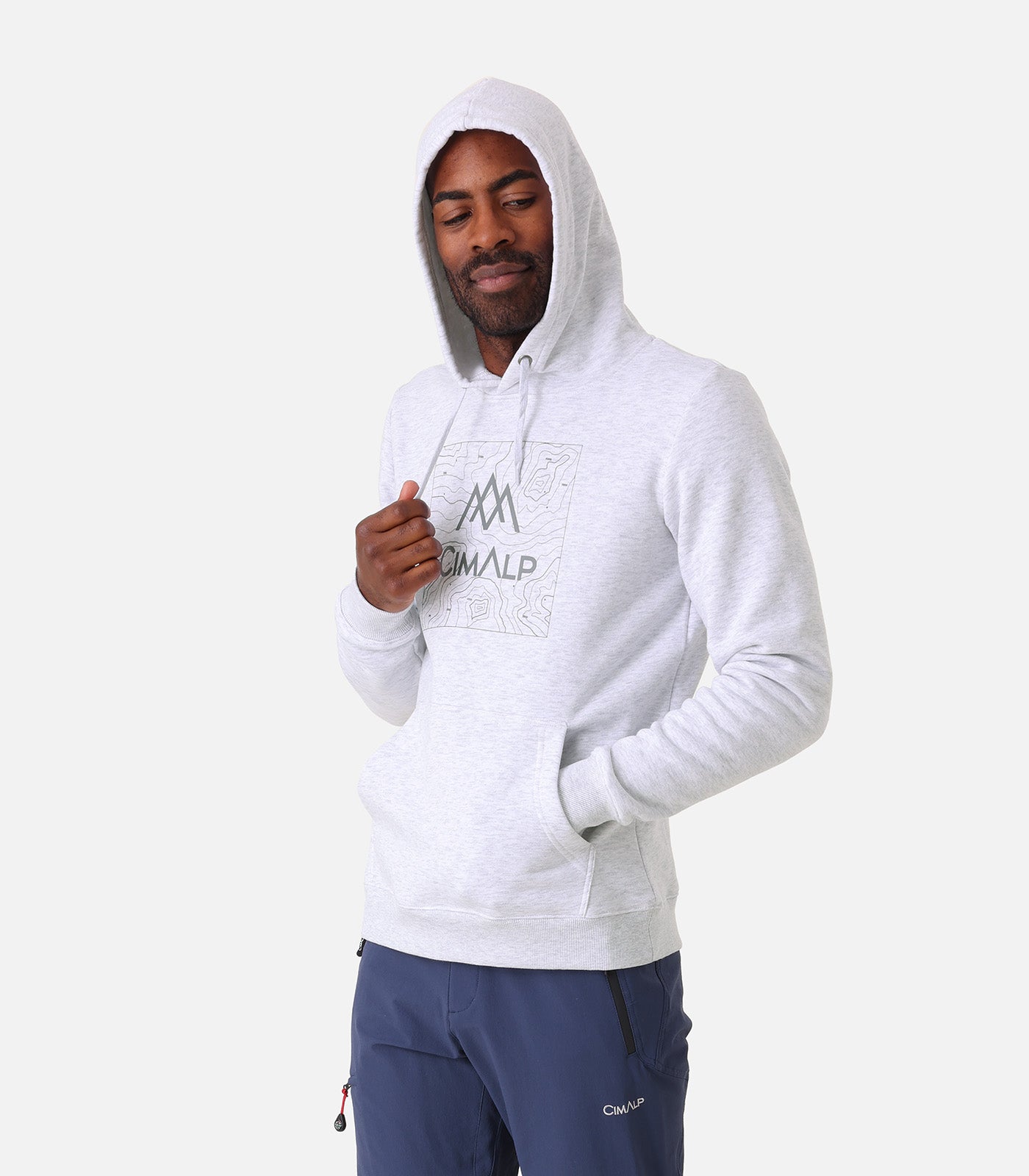 cimalp-icon-2-hoodie-sweat-capuche-brique-coton image 4