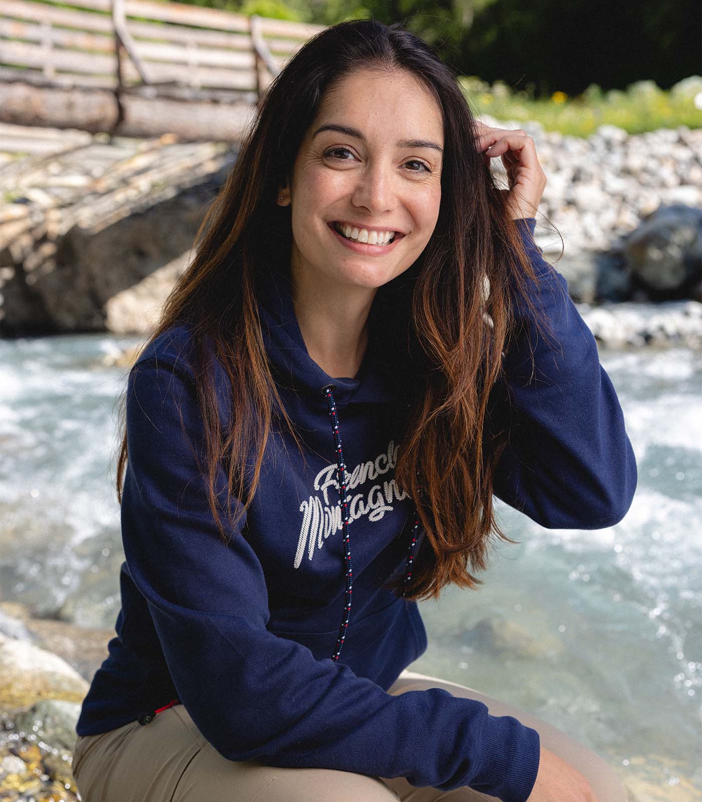 cimalp-french-hoodie-sweat-capuche-marine-coton image 6