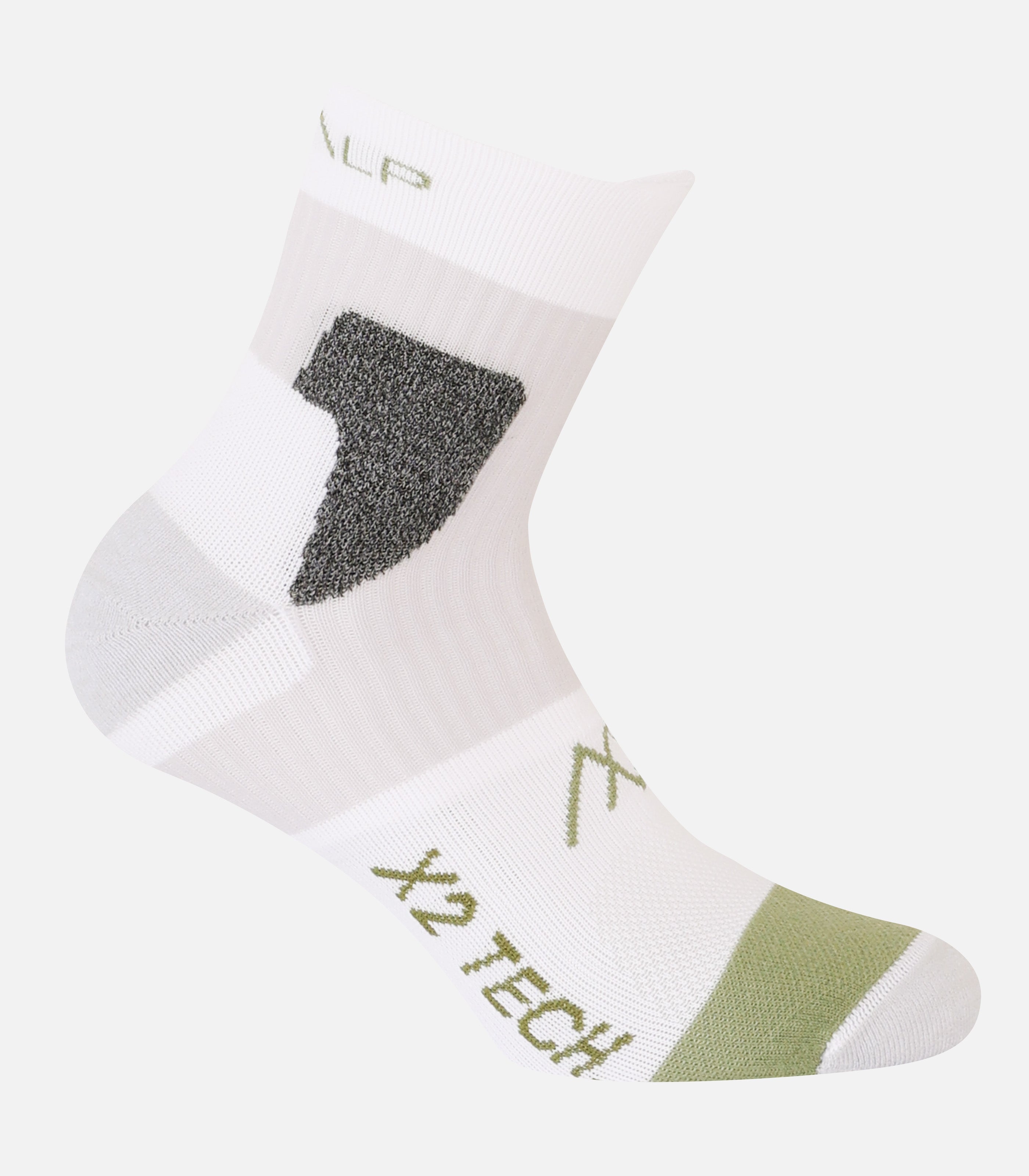 cimalp-x2-mid-chaussettes-randonn-e-anti-ampoules-gris image 2