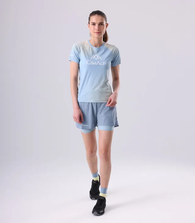 cimalp-team-4-f-t-shirt-trail-femme-bleu-gris-l-ger image 1