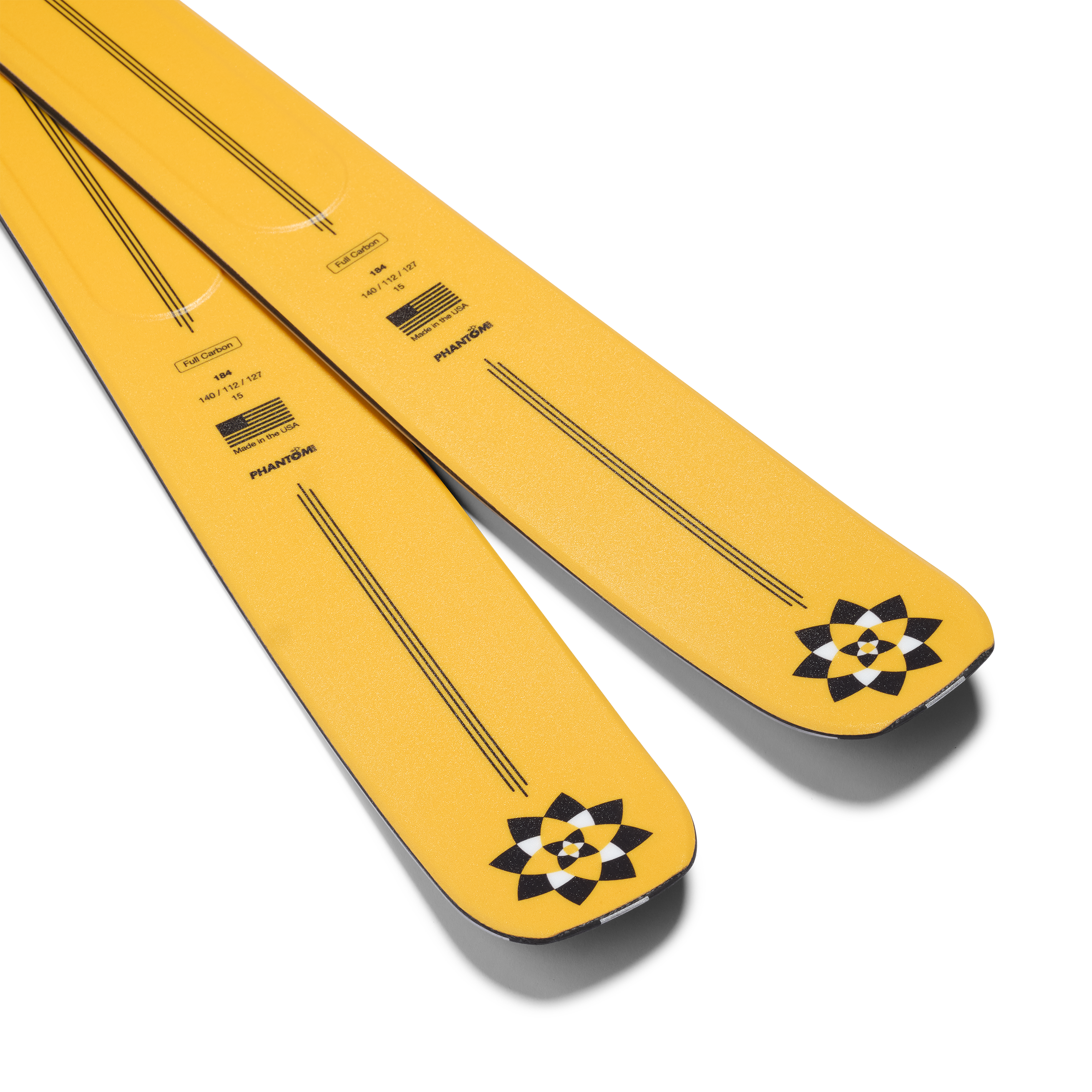 dps-lotus-112-ski-freeride-banana-yellow-178cm image 2