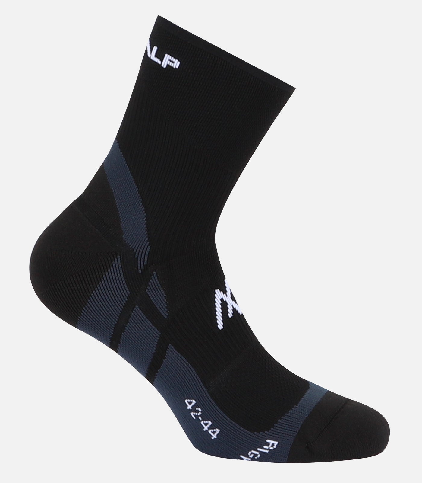 cimalp-trail-mid-chaussettes-trail-noir-orange image 2