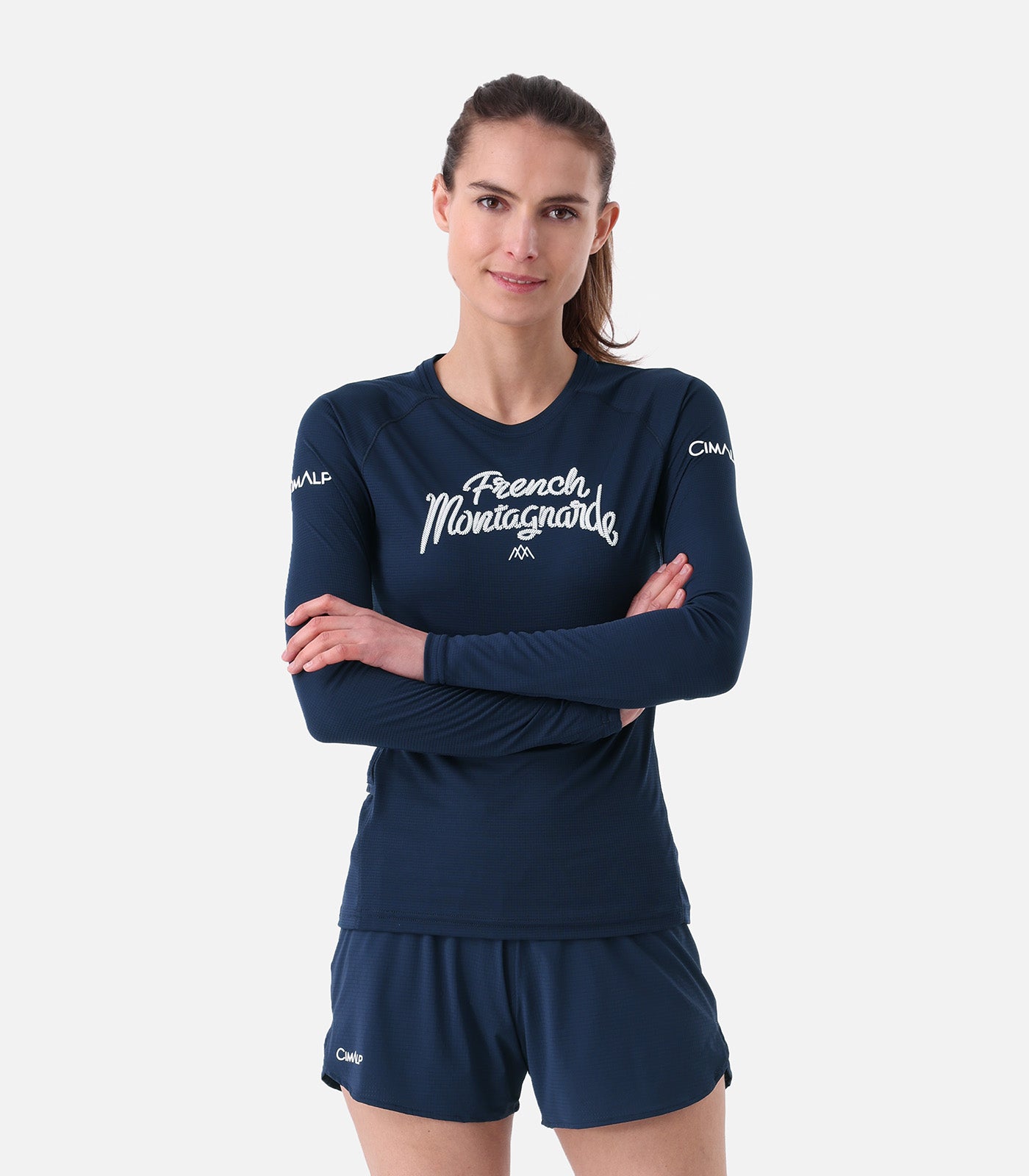 cimalp-la-fran-aise-ls-2-f-t-shirt-trail-femme-vert-canard-l-ger image 4