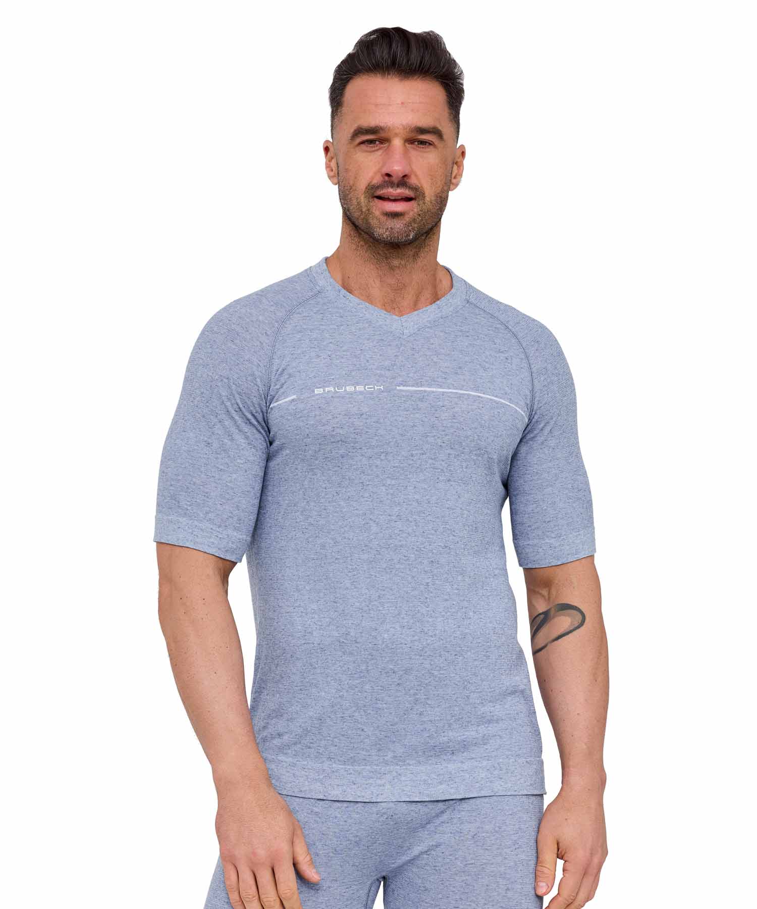 brubeck-comfort-night-t-shirt-nuit-homme-lin-respirant image 7
