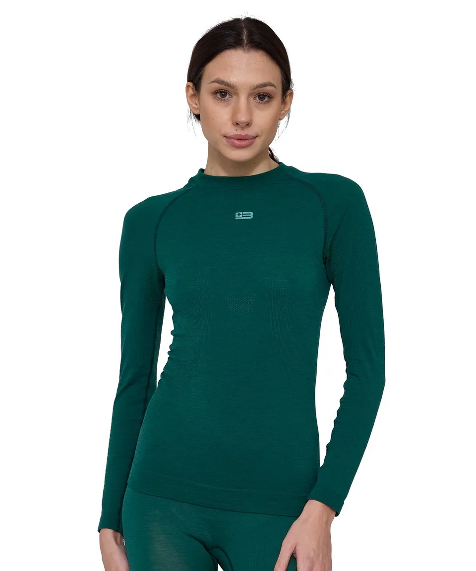 brubeck-active-merino-t-shirt-manche-longue-femme-m-rinos image 1