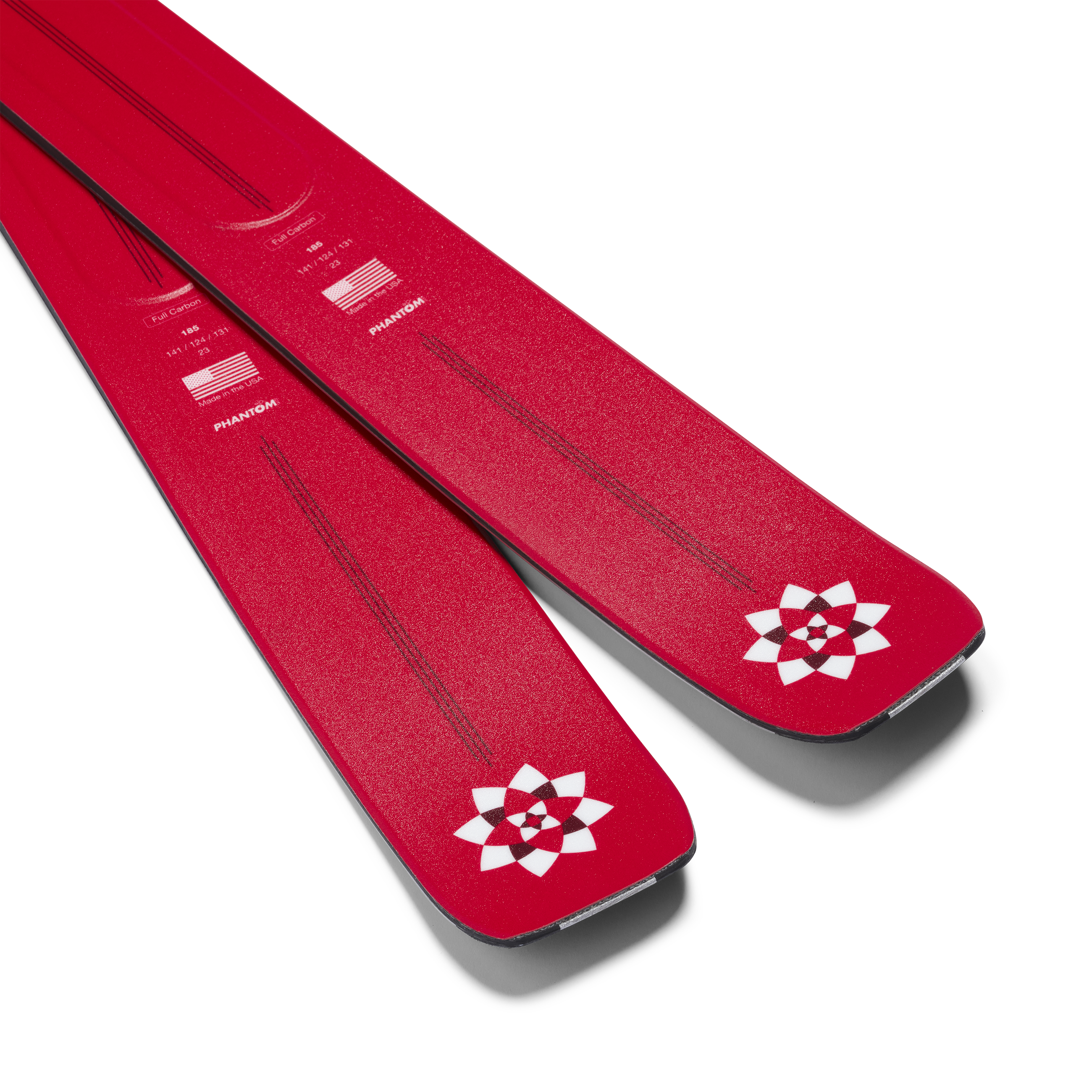 dps-lotus-124-ski-poudreuse-heritage-red-178-cm image 2