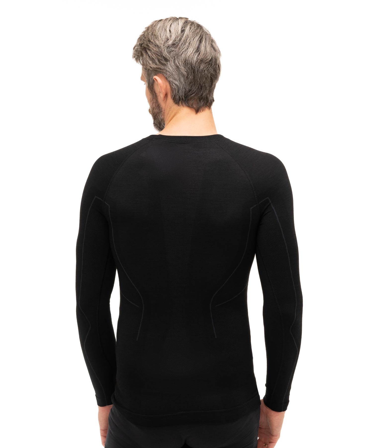 brubeck-active-wool-t-shirt-manche-longue-homme-m-rinos image 2